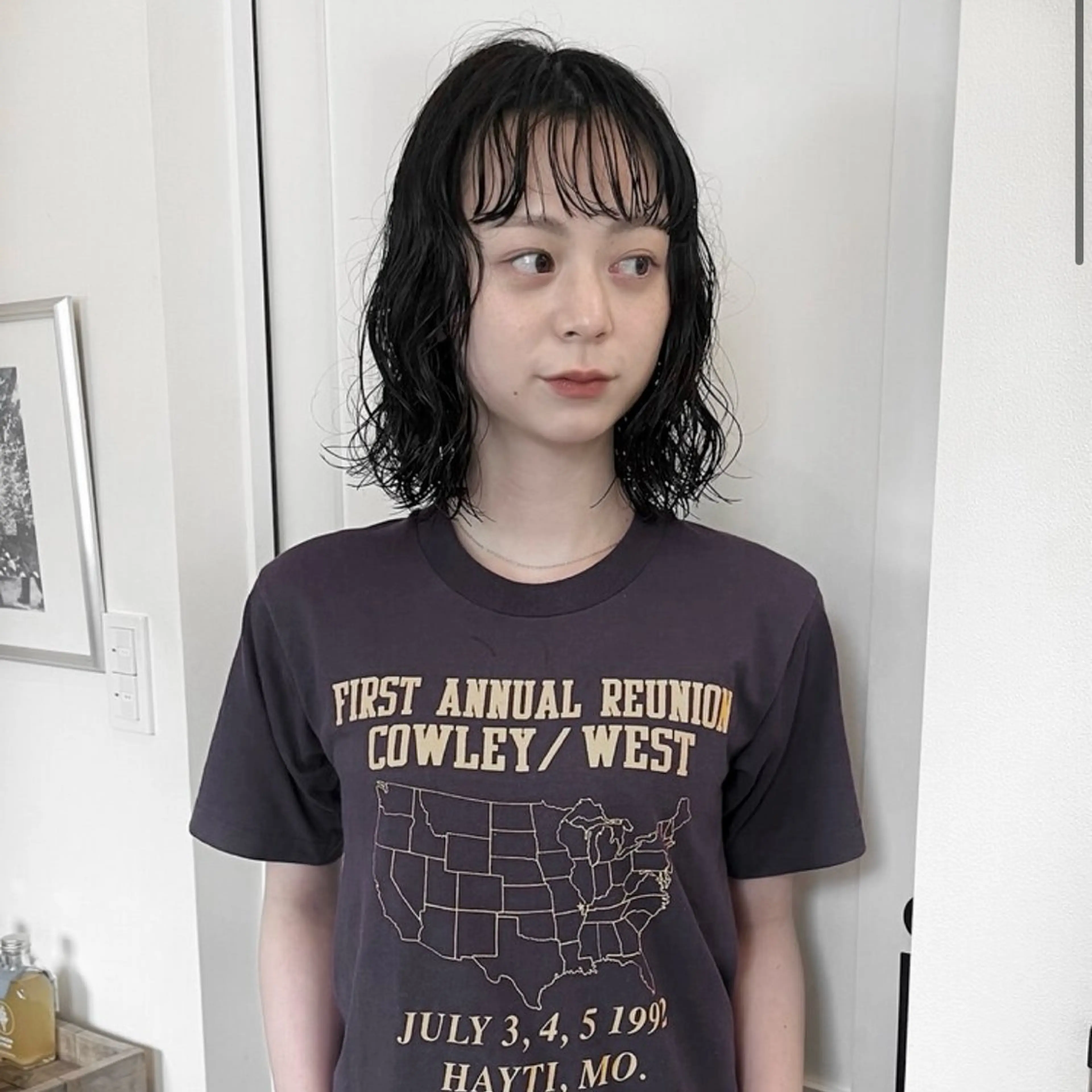 ショート ボブ 小山夕稀/ニュアンス パーマ/新城のヘアスタイル