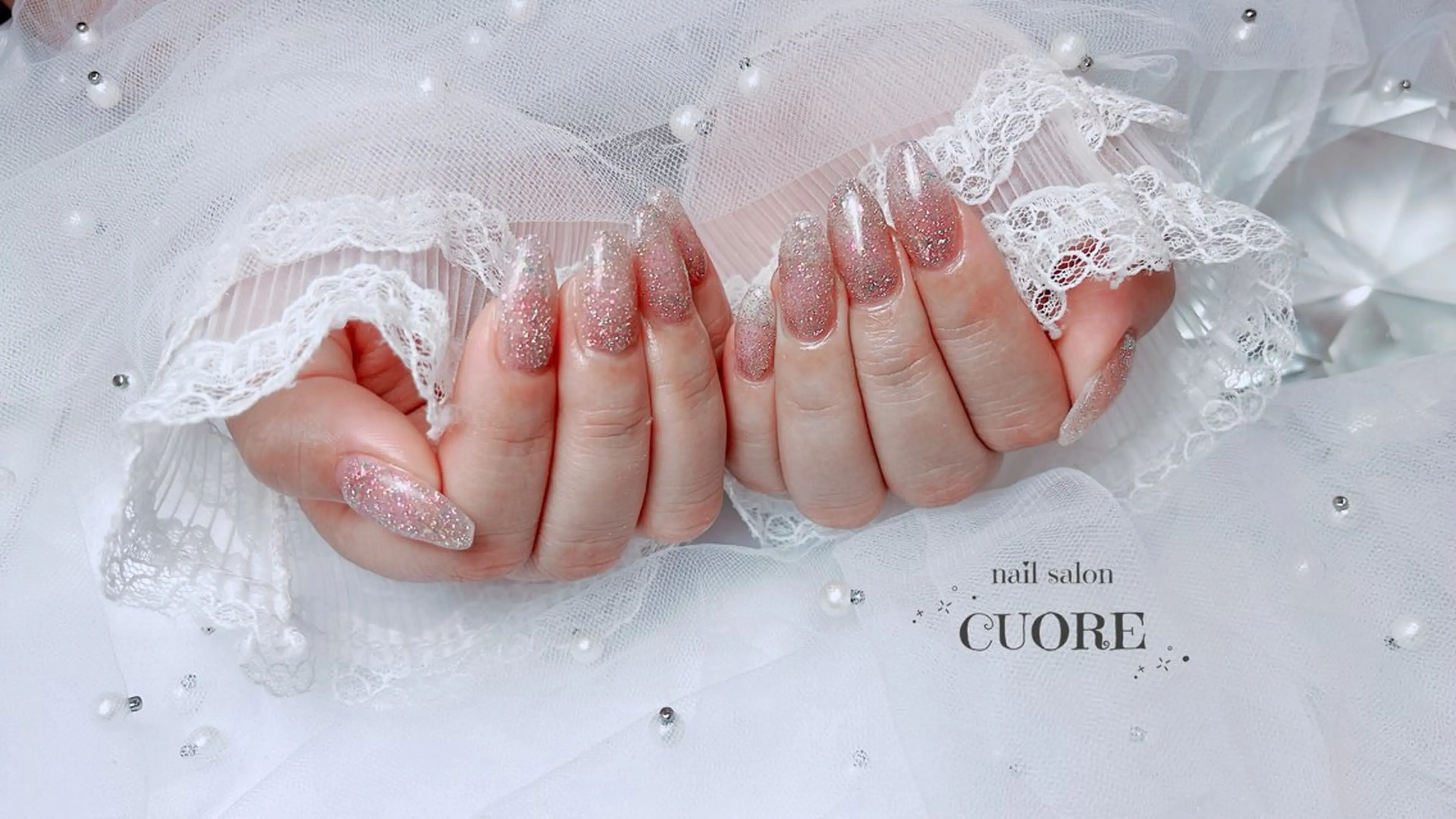 ネイル フラッシュネイル ワンカラーネイル シンプルネイル nail salon CUOREのネイルデザイン