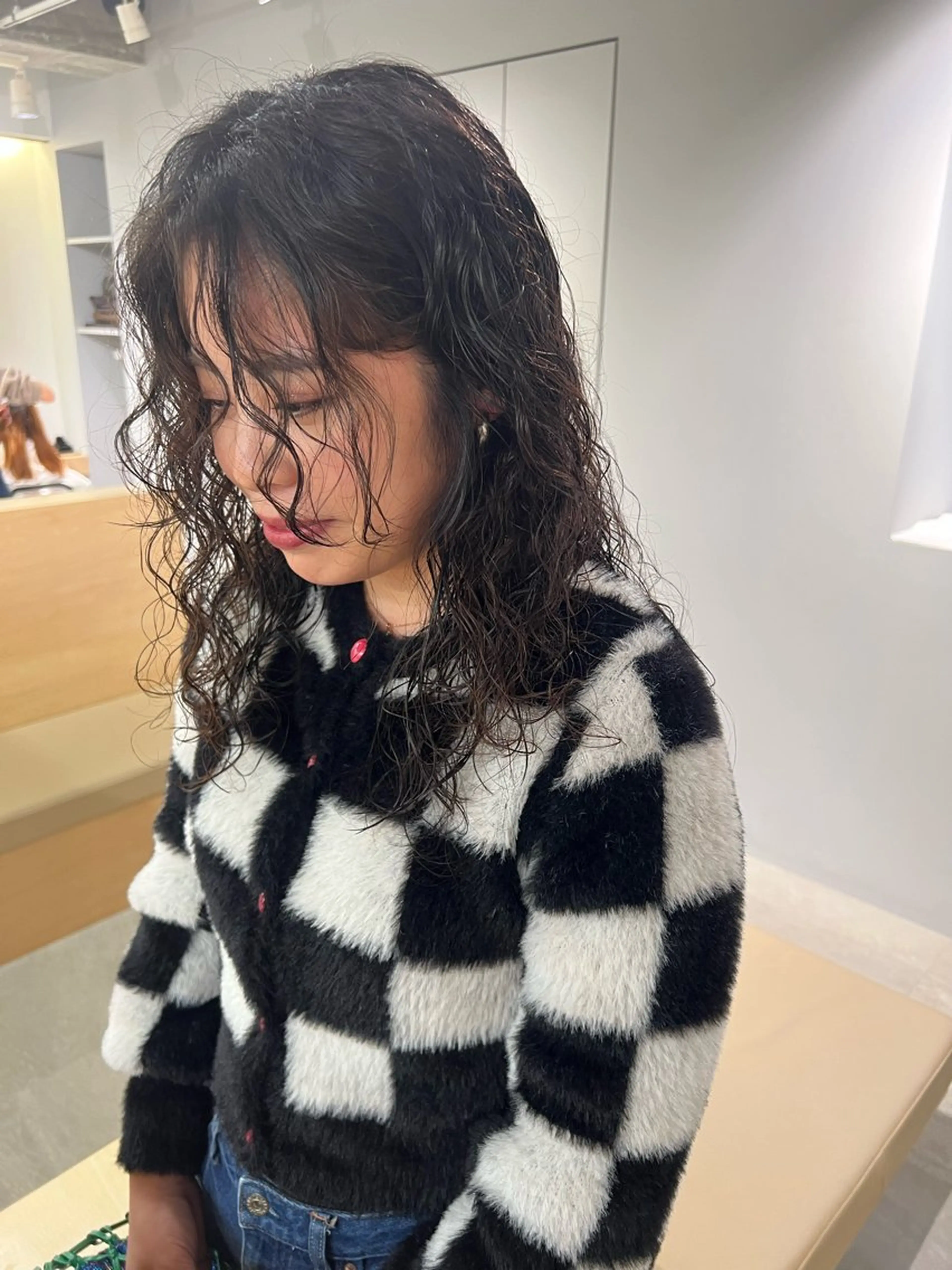 ミディアム パーマ カット パーマ MARU パーマ/レイヤーのヘアスタイル