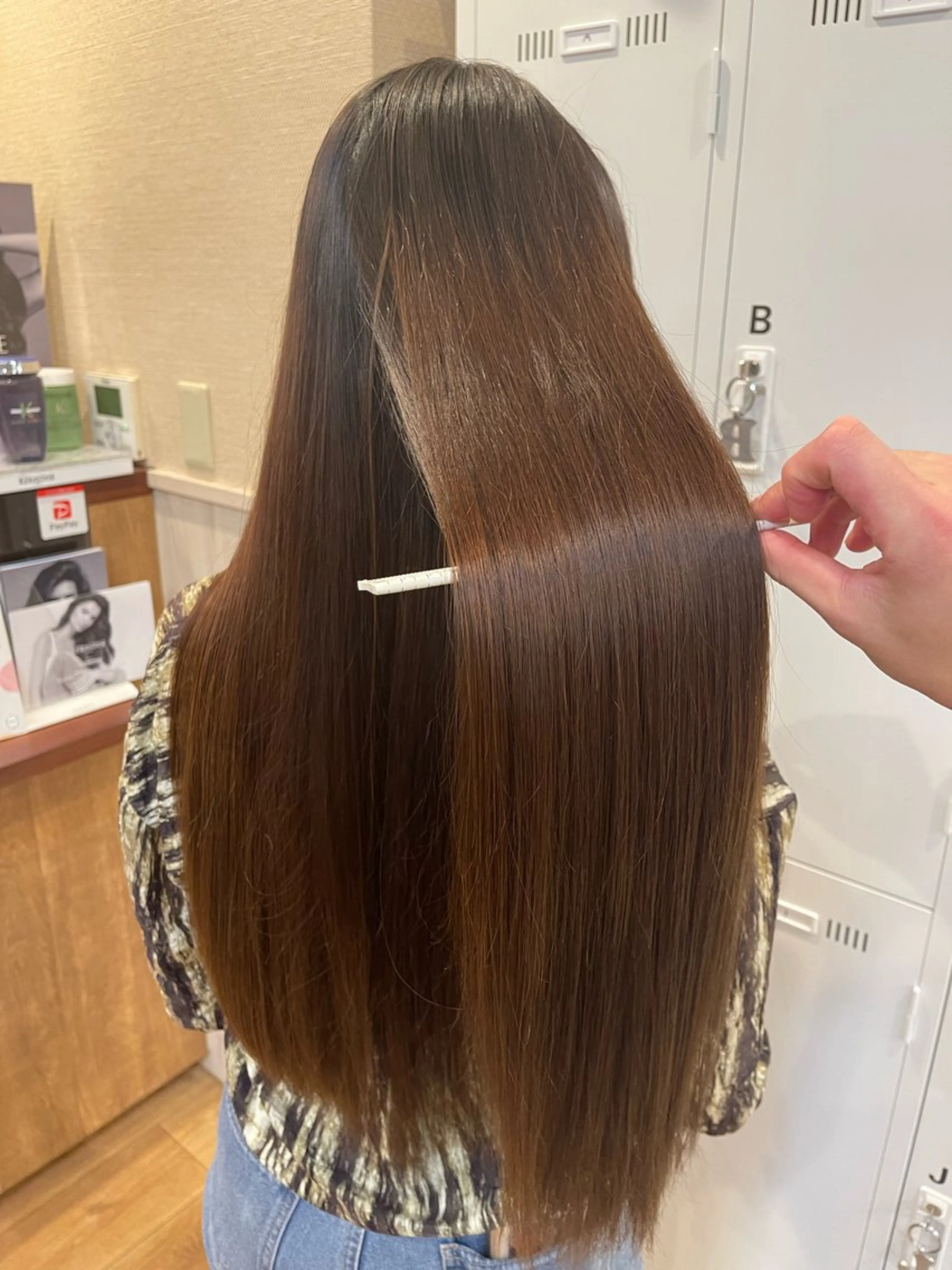 ロング カラー 杉谷 飛龍のヘアスタイル