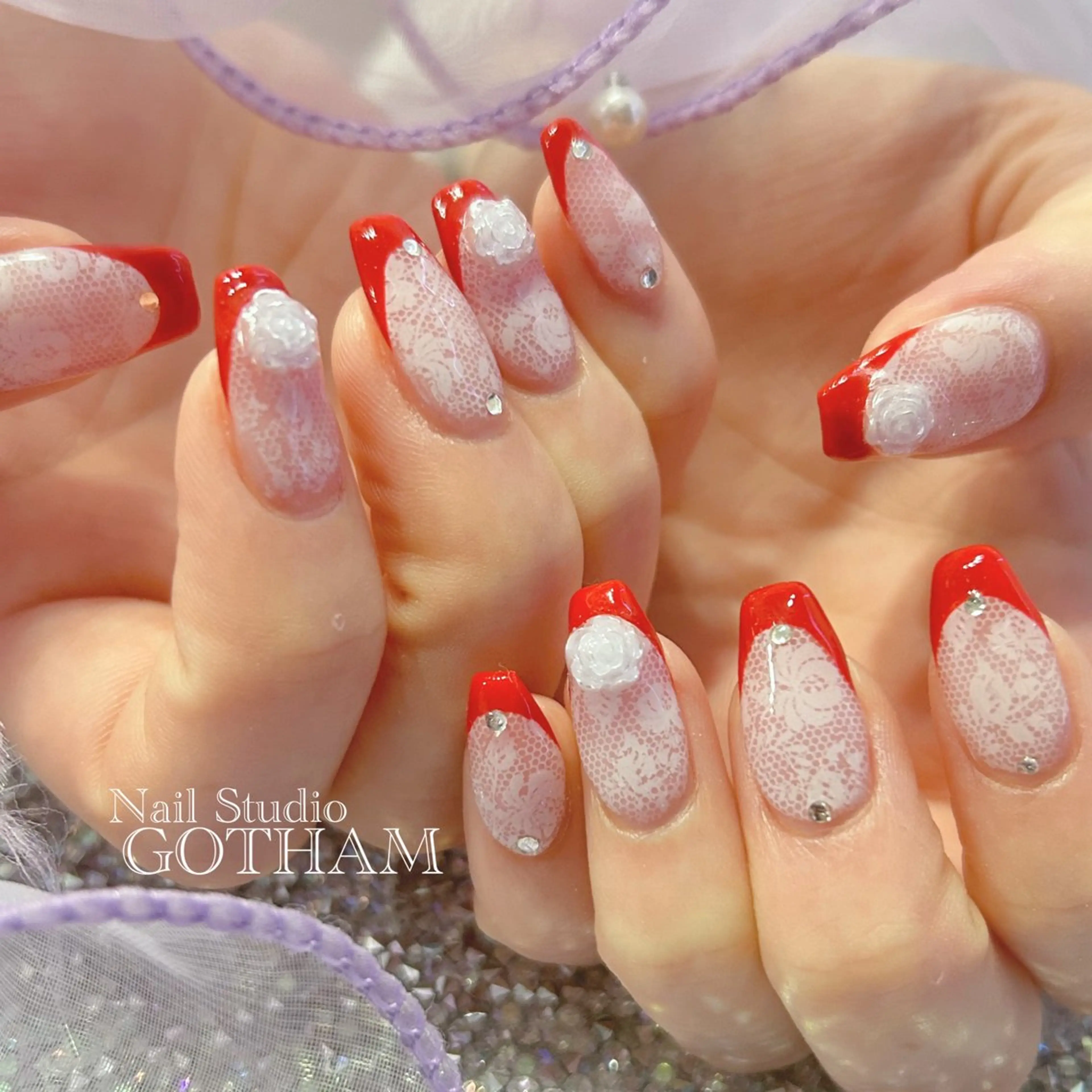 ネイル ハンドネイル 高円寺駅からすぐ🌈 ネイルGOTHAMのネイルデザイン