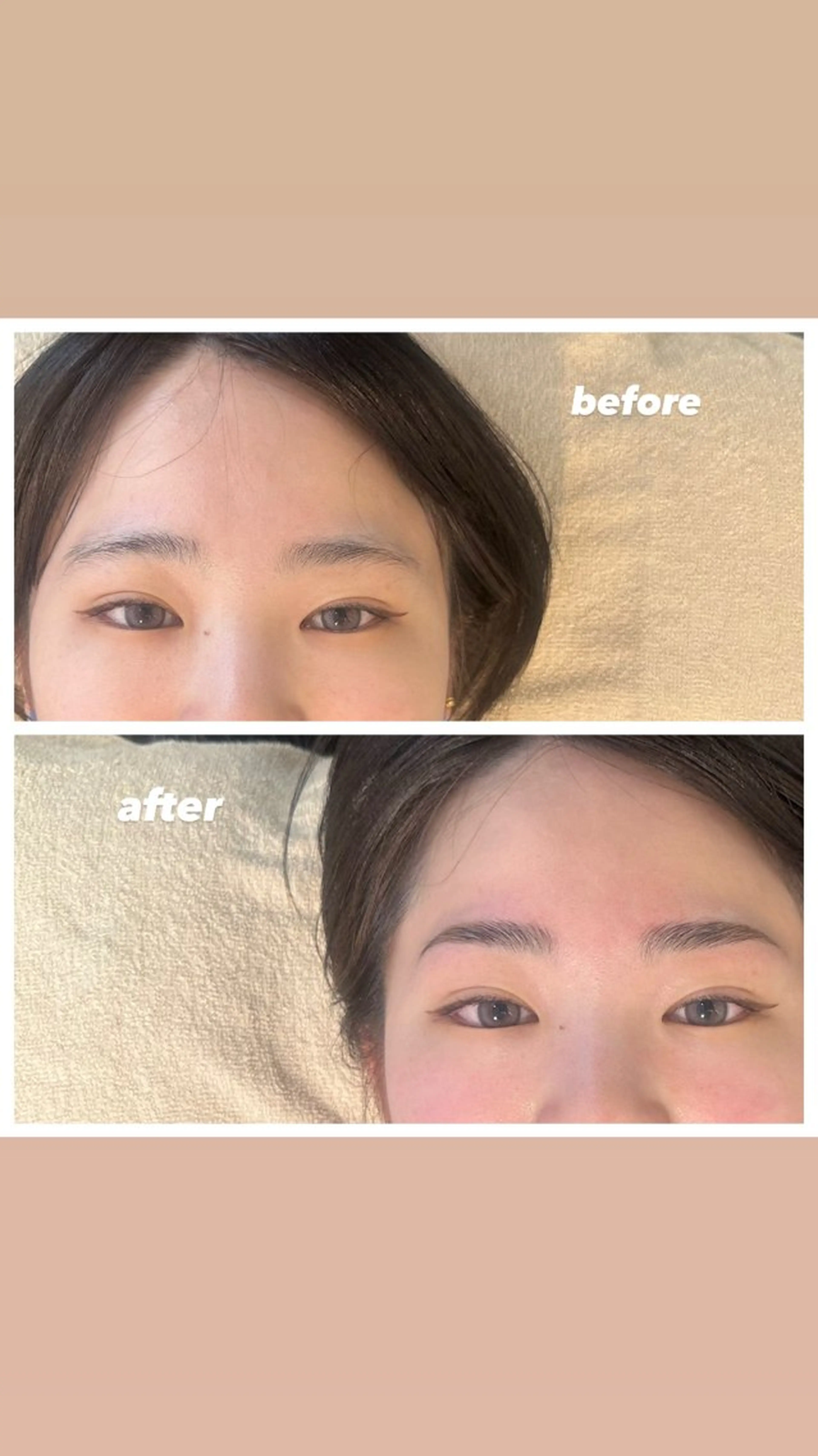 アイブロウ ハリウッドブロウリフト 眉毛ワックス脱毛 eye mor. 多治見店maoの眉毛・アイブロウイメージ