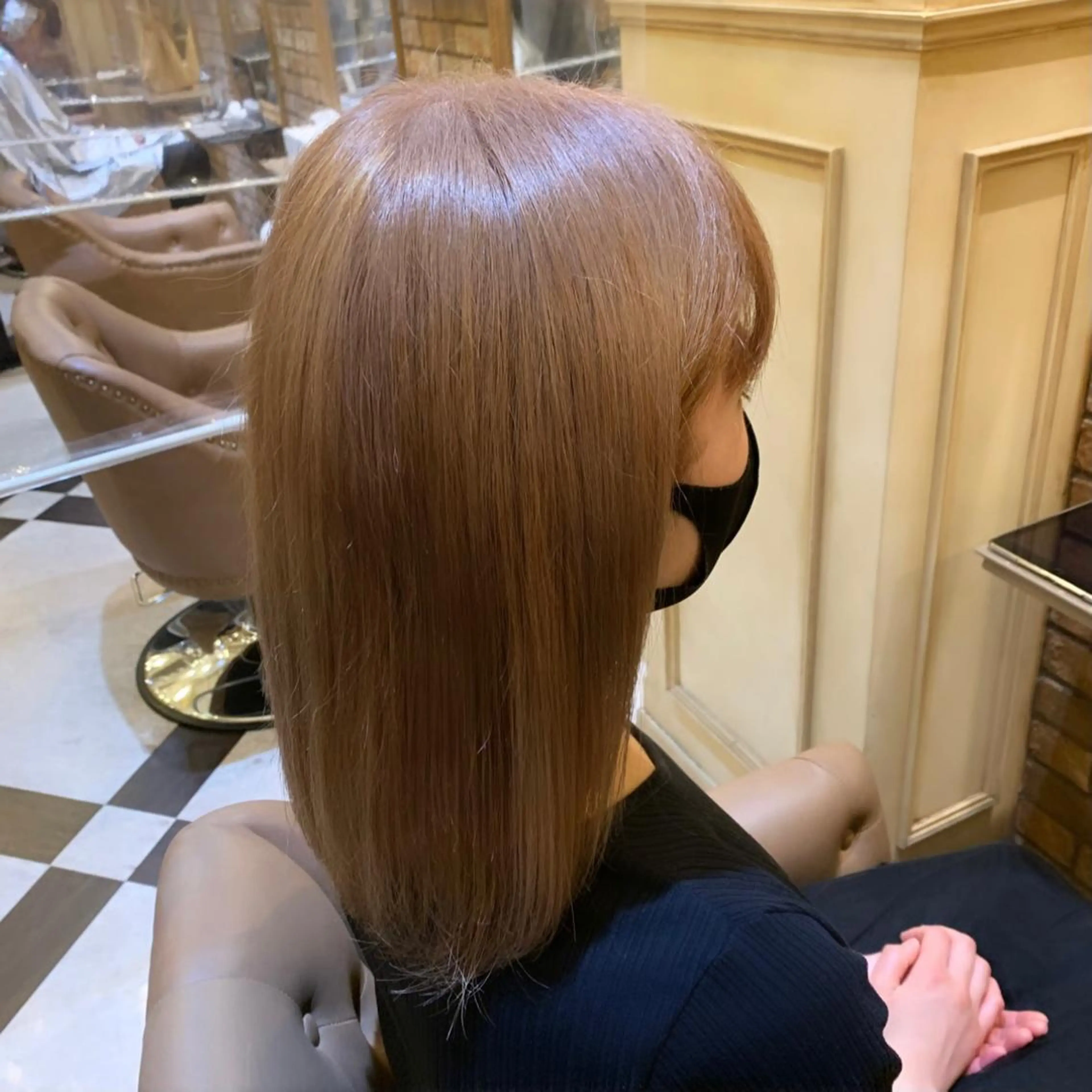 ロング 大竹 涼のヘアスタイル