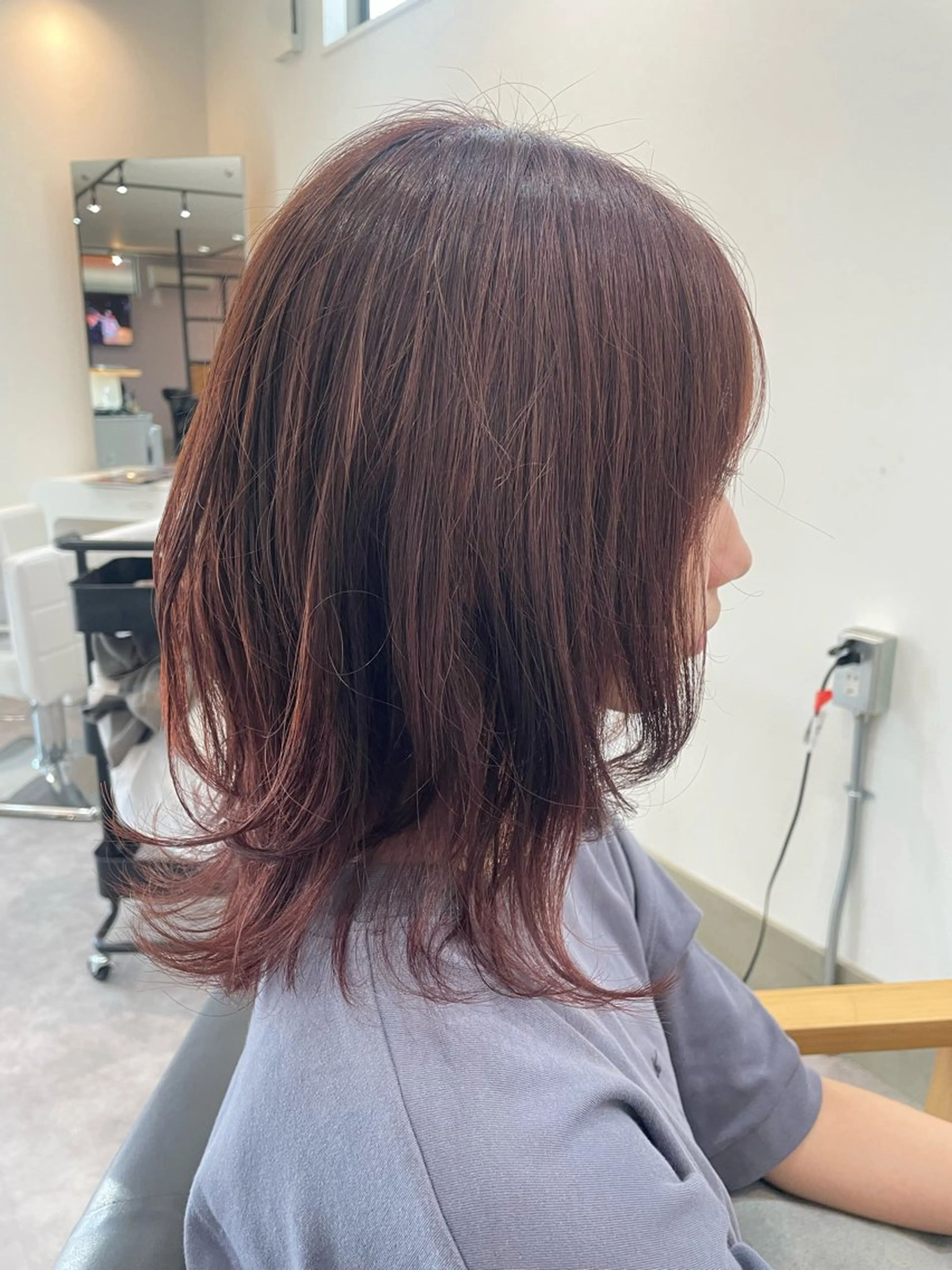 ミディアム レイヤーカット 谷山清和 ゆうやのヘアスタイル