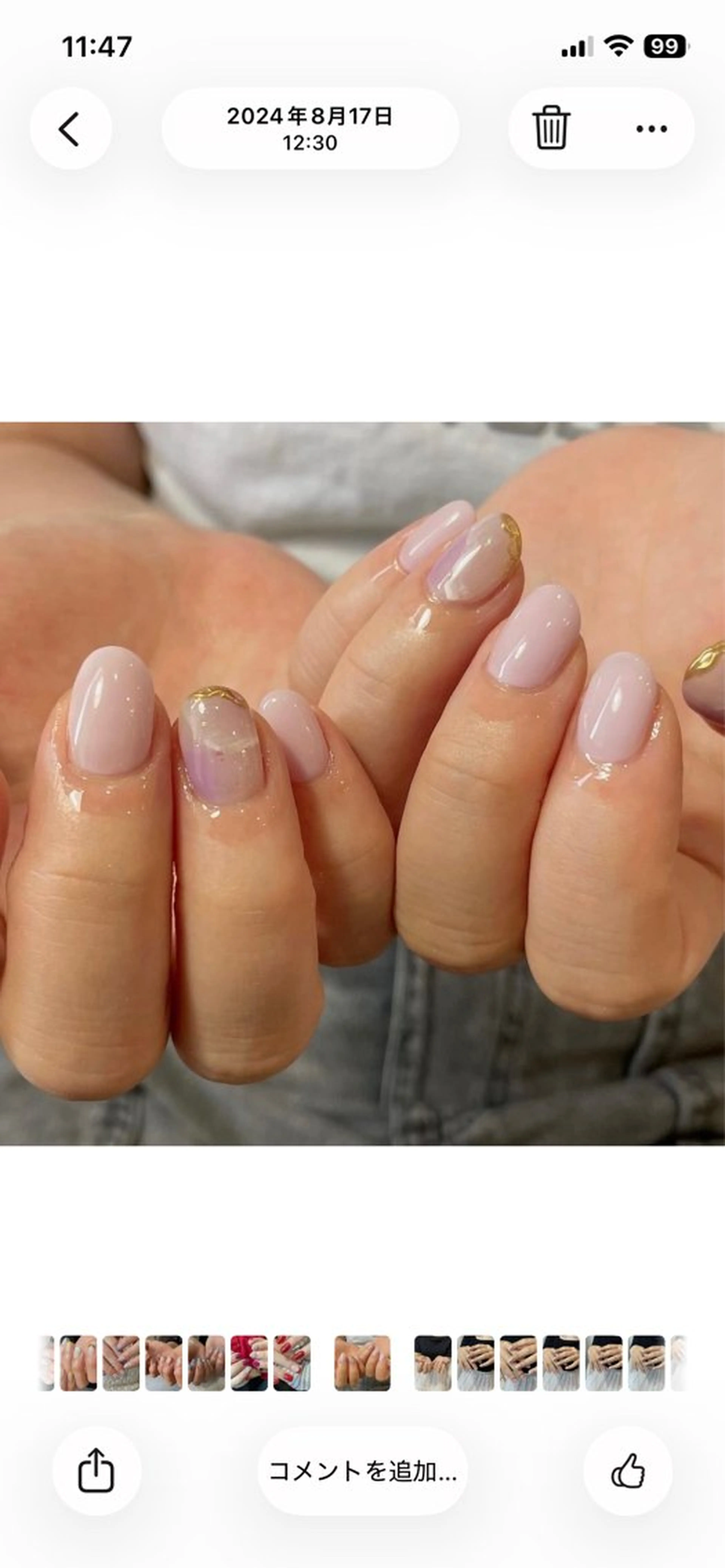 ネイル ハンドネイル REBEST namiのネイルデザイン