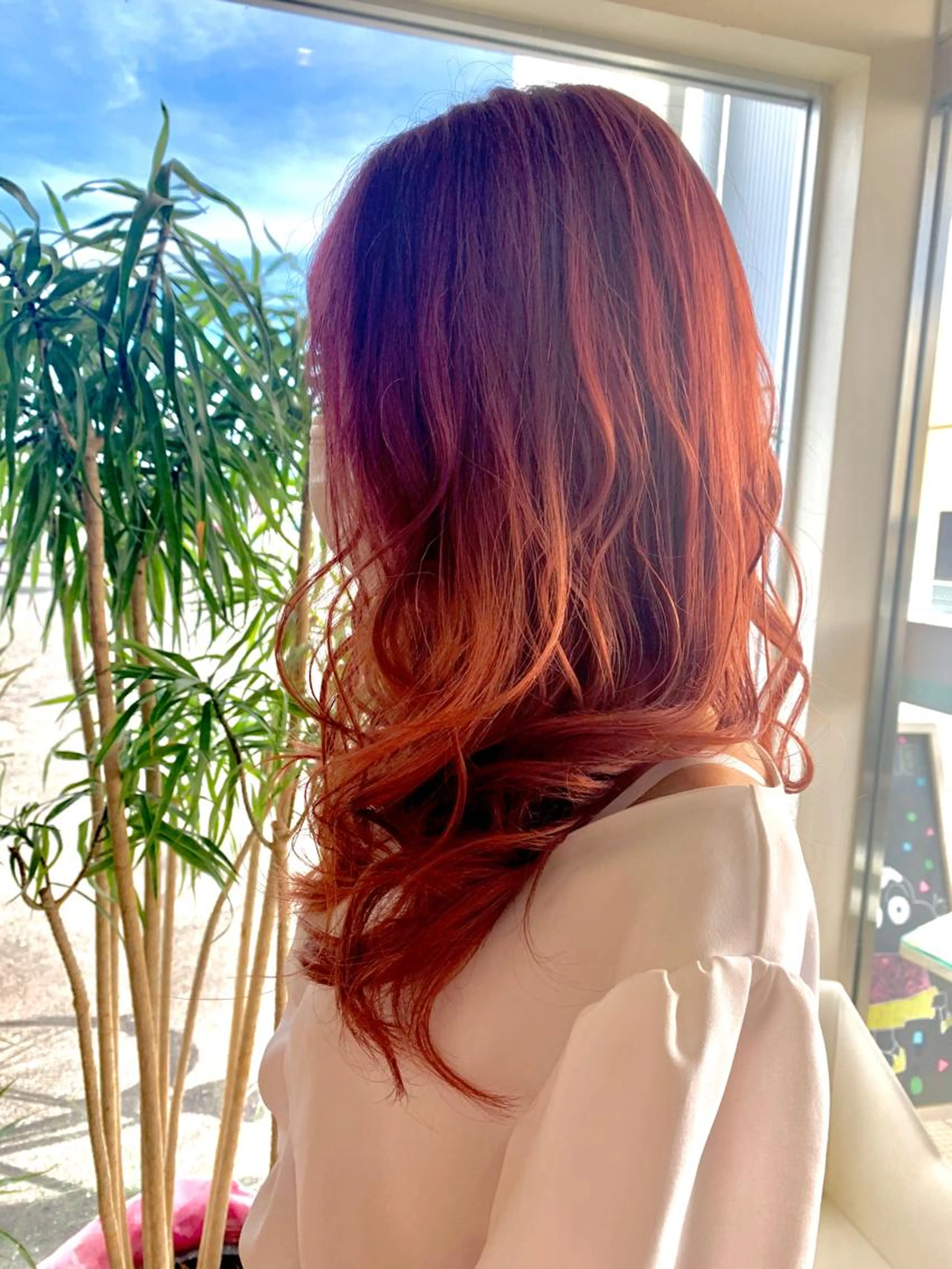 《カット+カラー+トリートメント》可愛くコテ巻きも可能🥰の写真