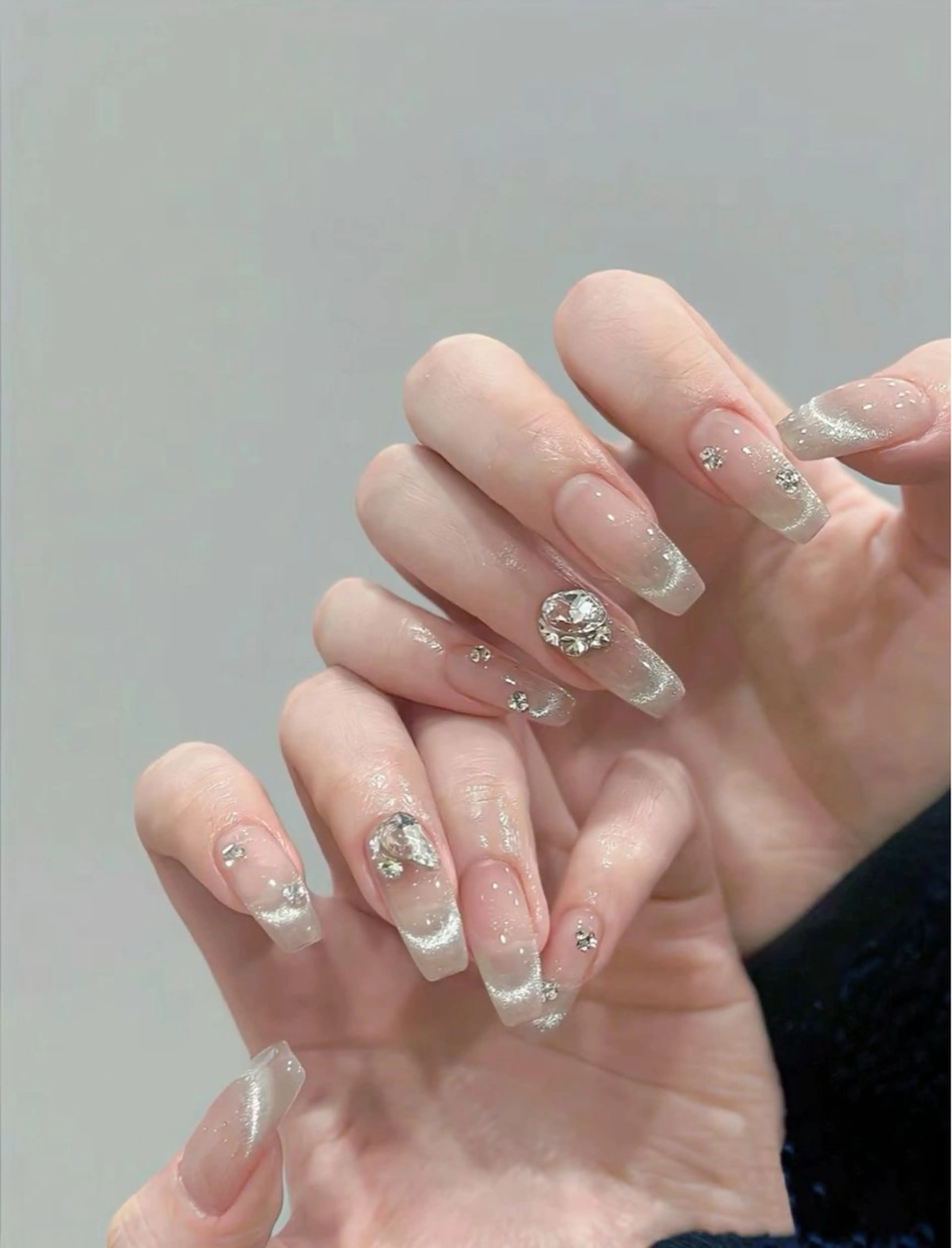 ネイル 韓国ネイル ニュアンスネイル シンプルネイル 春ネイル バレンタイン Nihonthy Nail 新宿所属・Nihonthy Nail 新宿のネイルデザイン