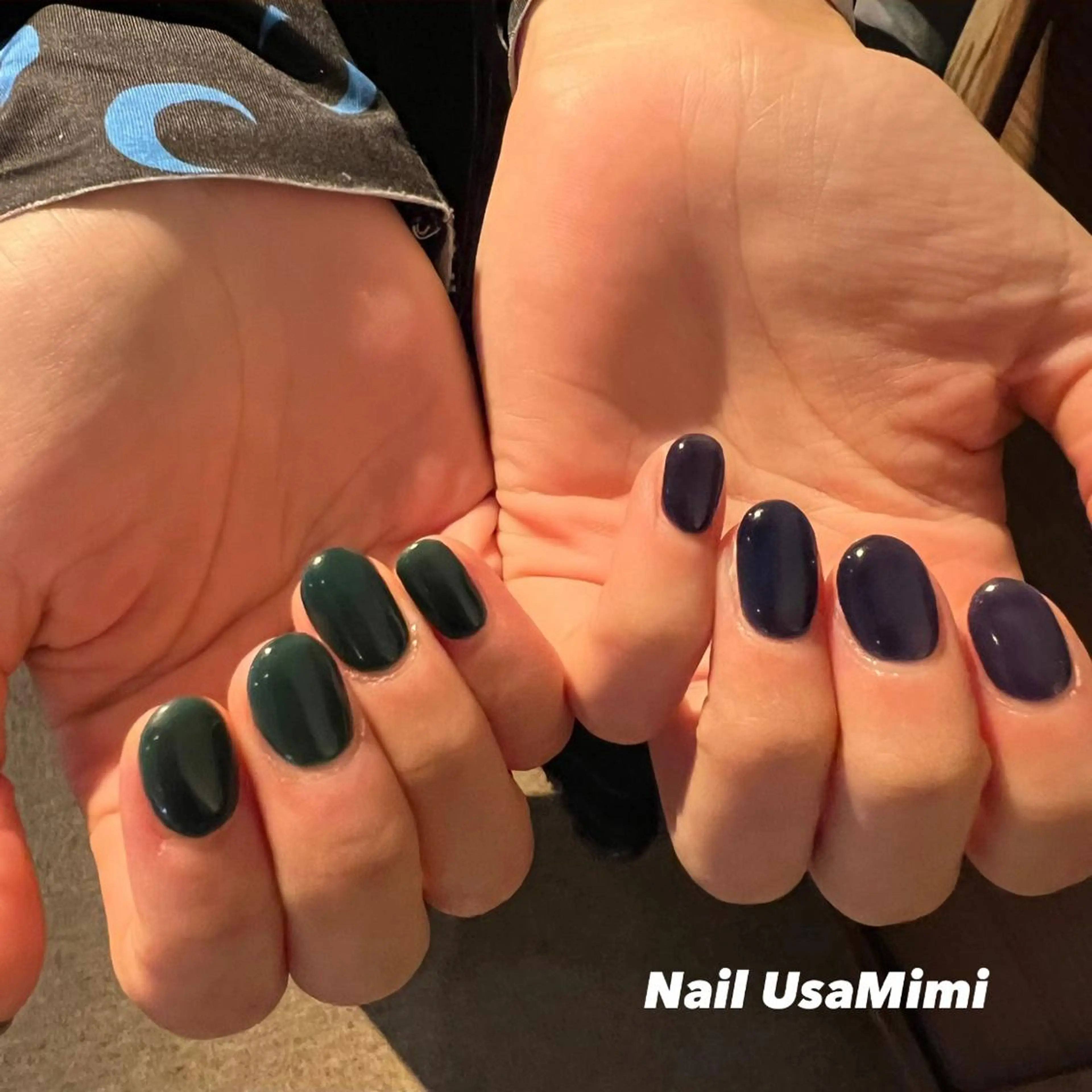 ネイル クリアネイル フットネイル ジェルネイル マグネットネイル 持ち込み 本町ネイルNail UsaMimiのネイルデザイン