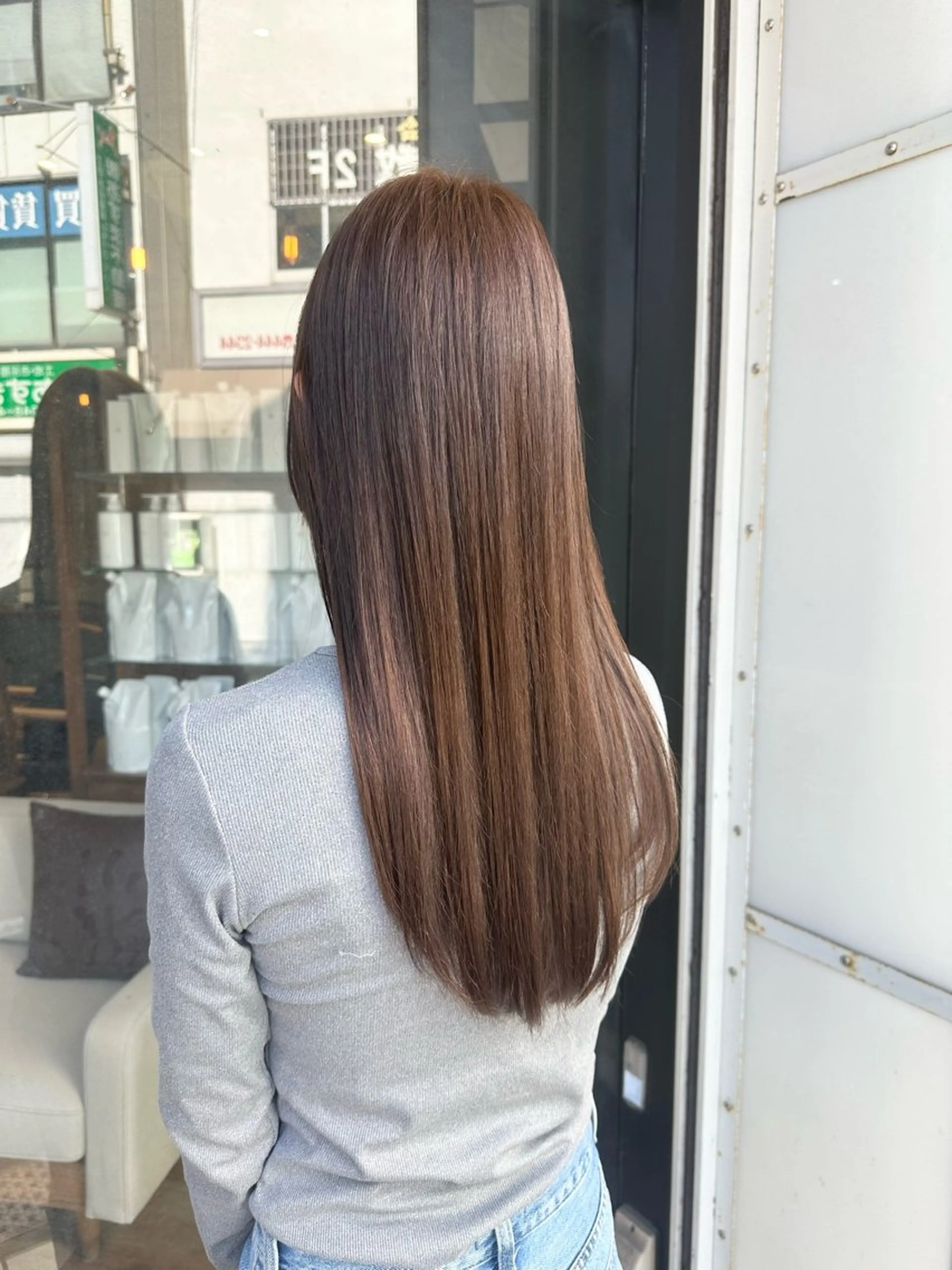 ロング カラー ヘアカラー トリートメント いまじゅく あおいのヘアスタイル