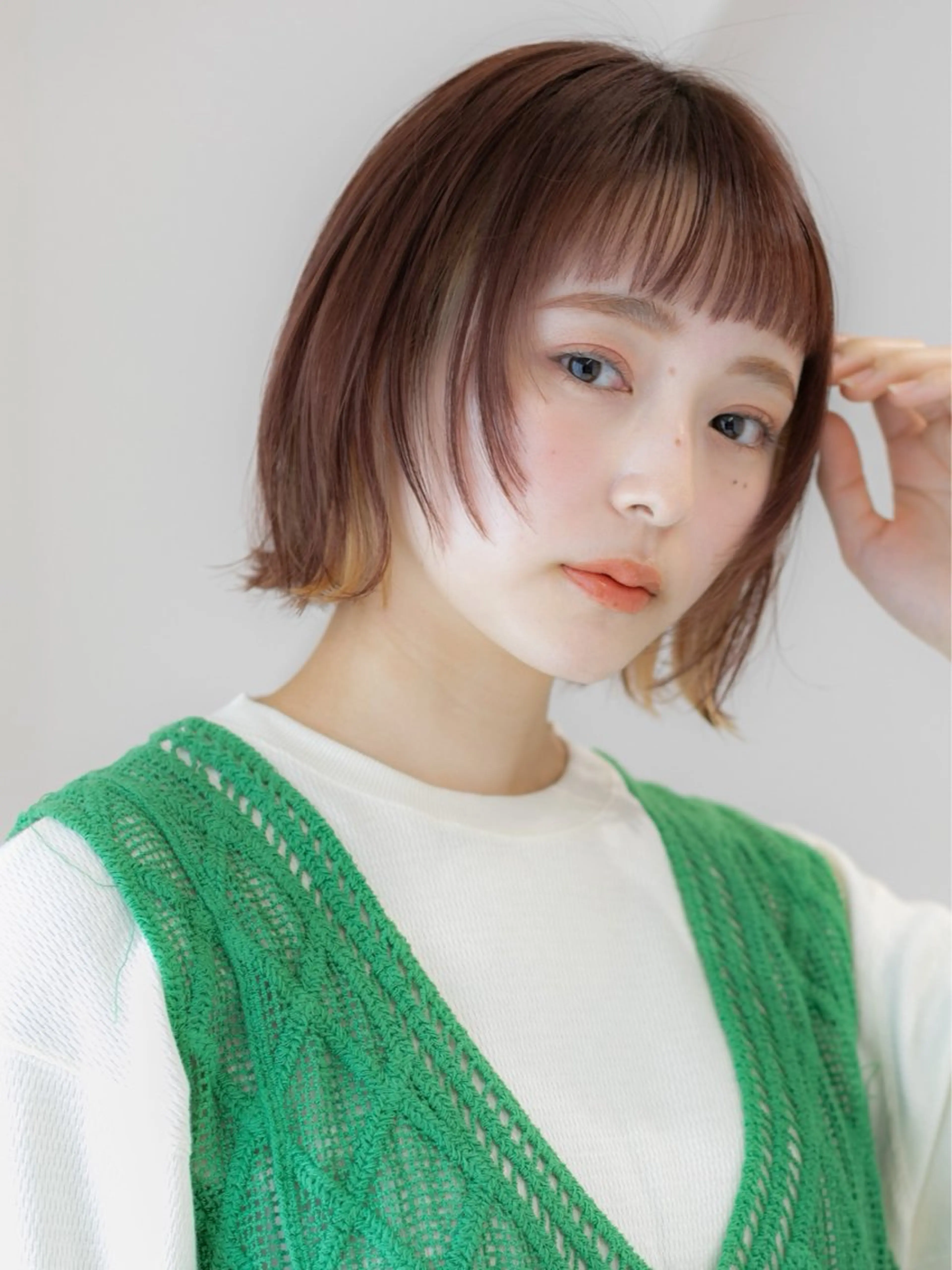 ショート 新沼 樹のヘアスタイル