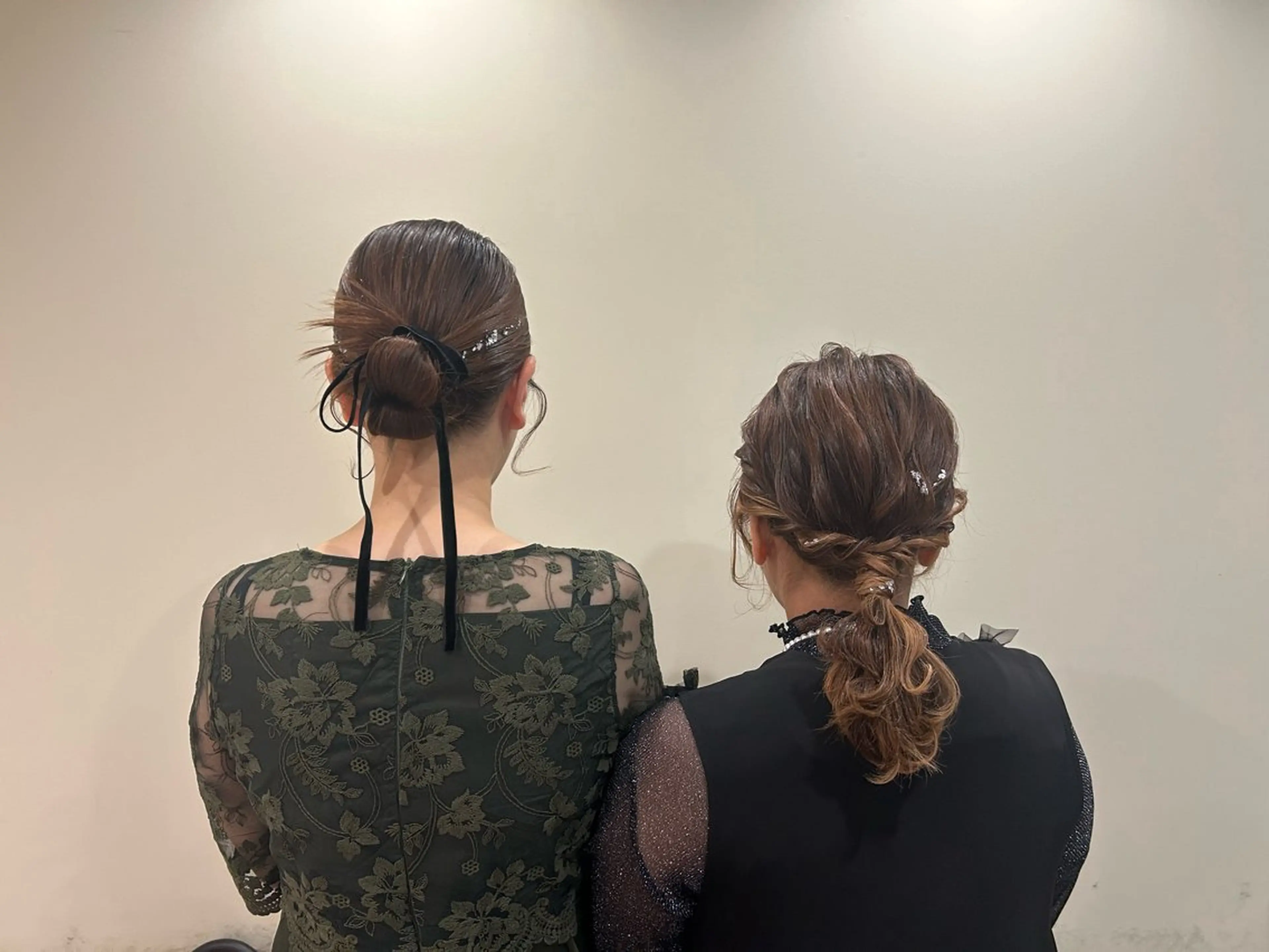 セミロング ヘアアレンジ ヘアセット times salon所属・ボウ🪞ヘアセット /マツパ/眉毛のマツエク・マツパデザイン