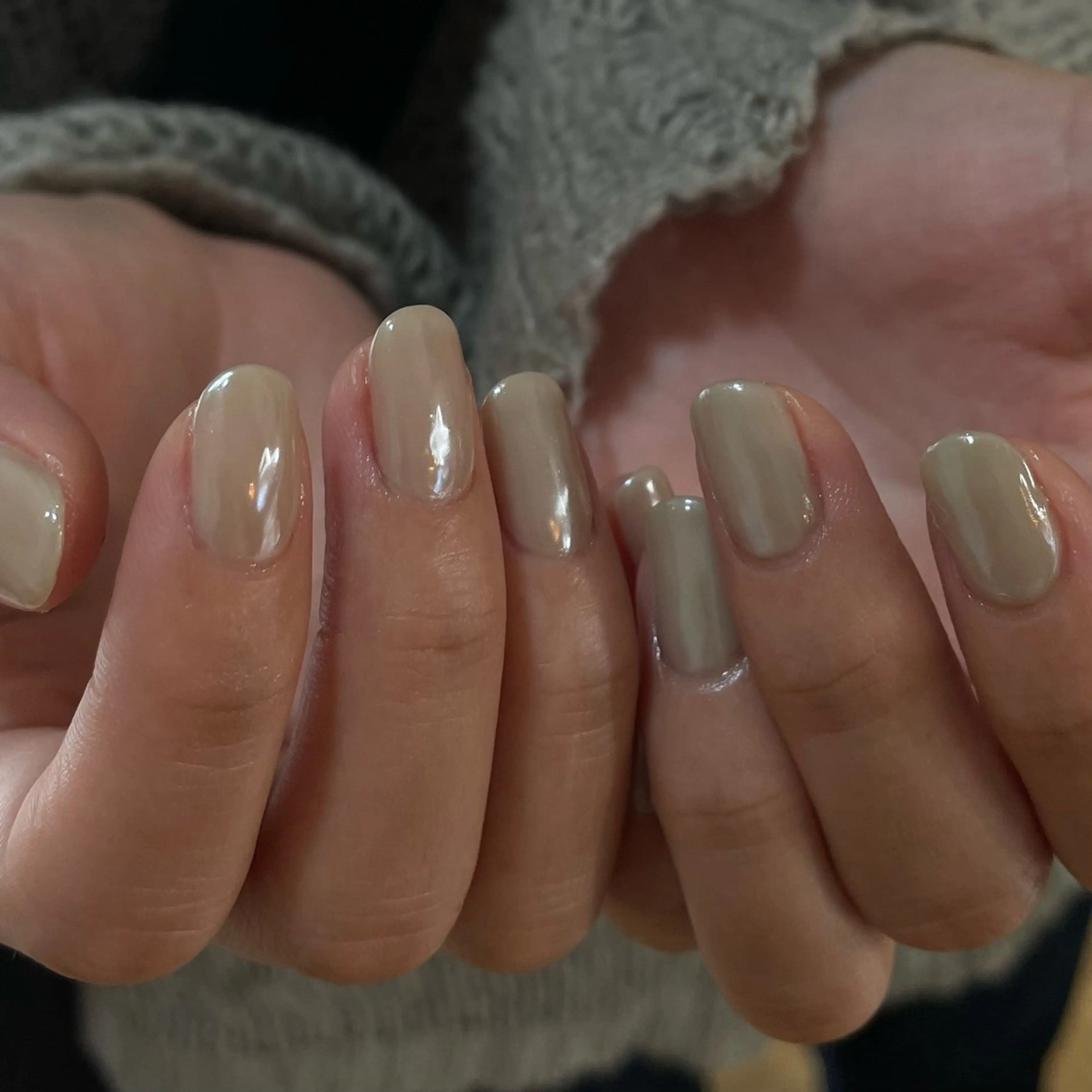 ネイル ミラーネイル ワンカラーネイル ハンドネイル nikotnail｜ nakoのネイルデザイン