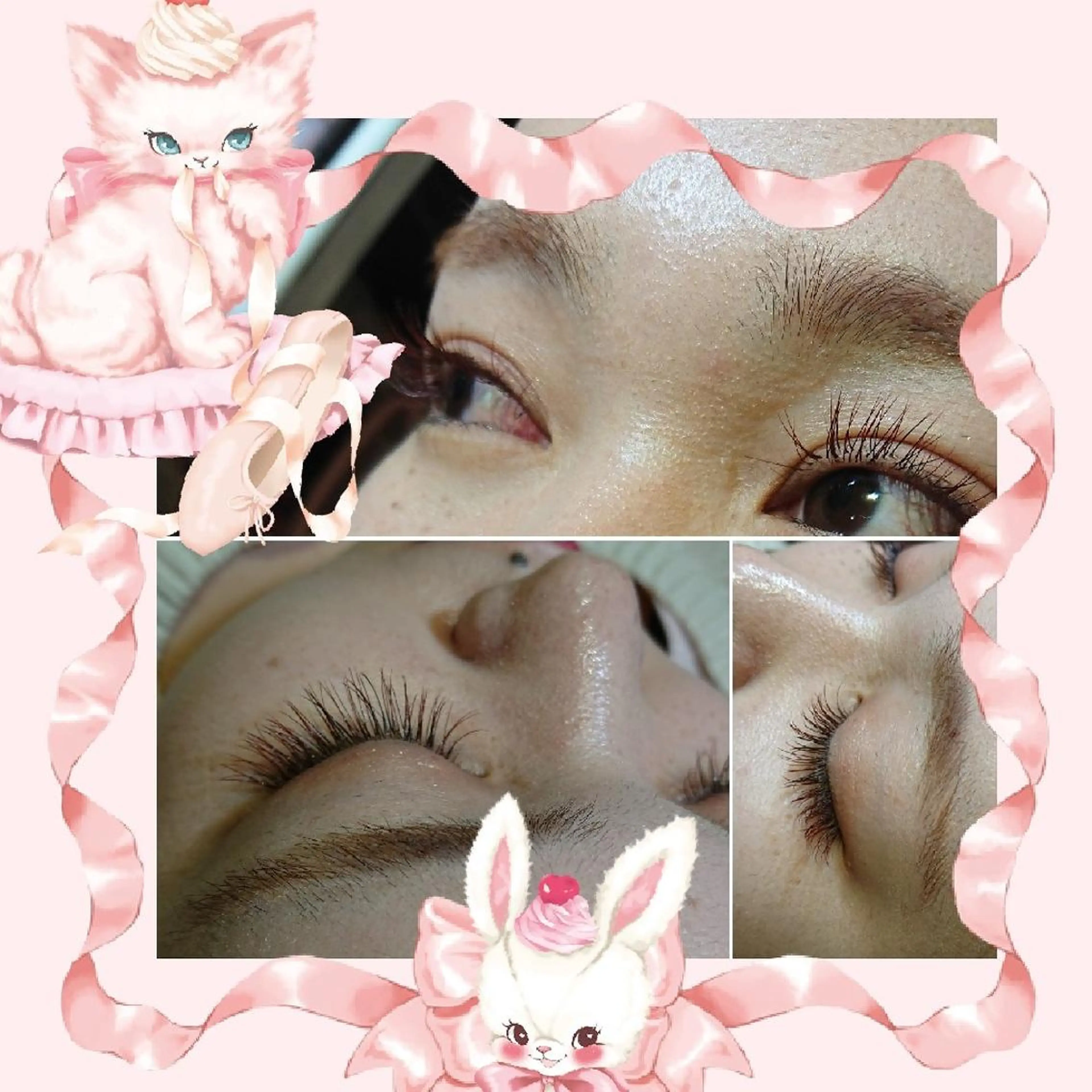 マツエク・マツパ カラーマツエク Jカール セーブル SIESTA Yuumiのマツエク・マツパデザイン