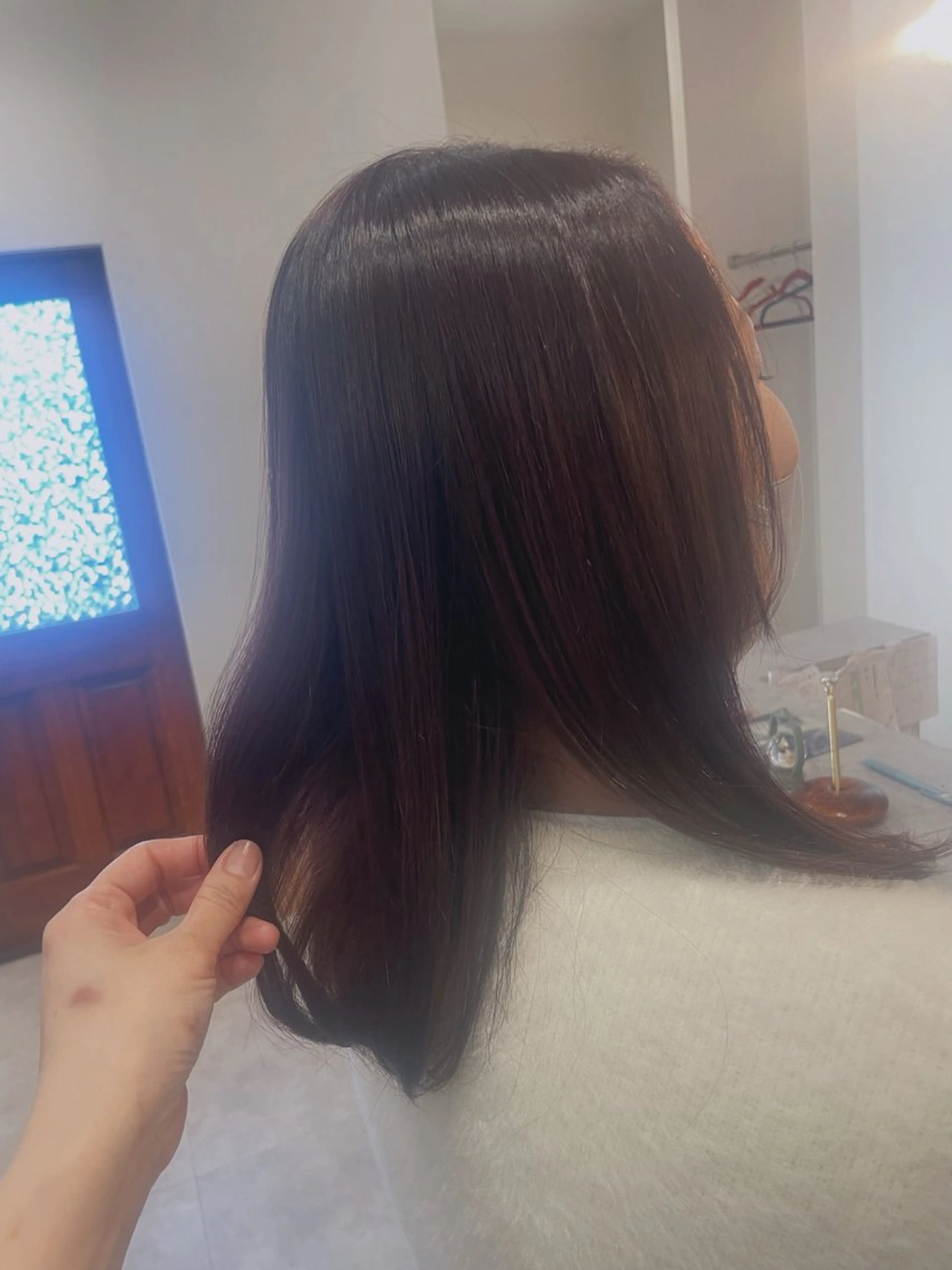 ロング カラー パーマ no4ナチュラル戸祭所属・山越 美裕樹のヘアスタイル