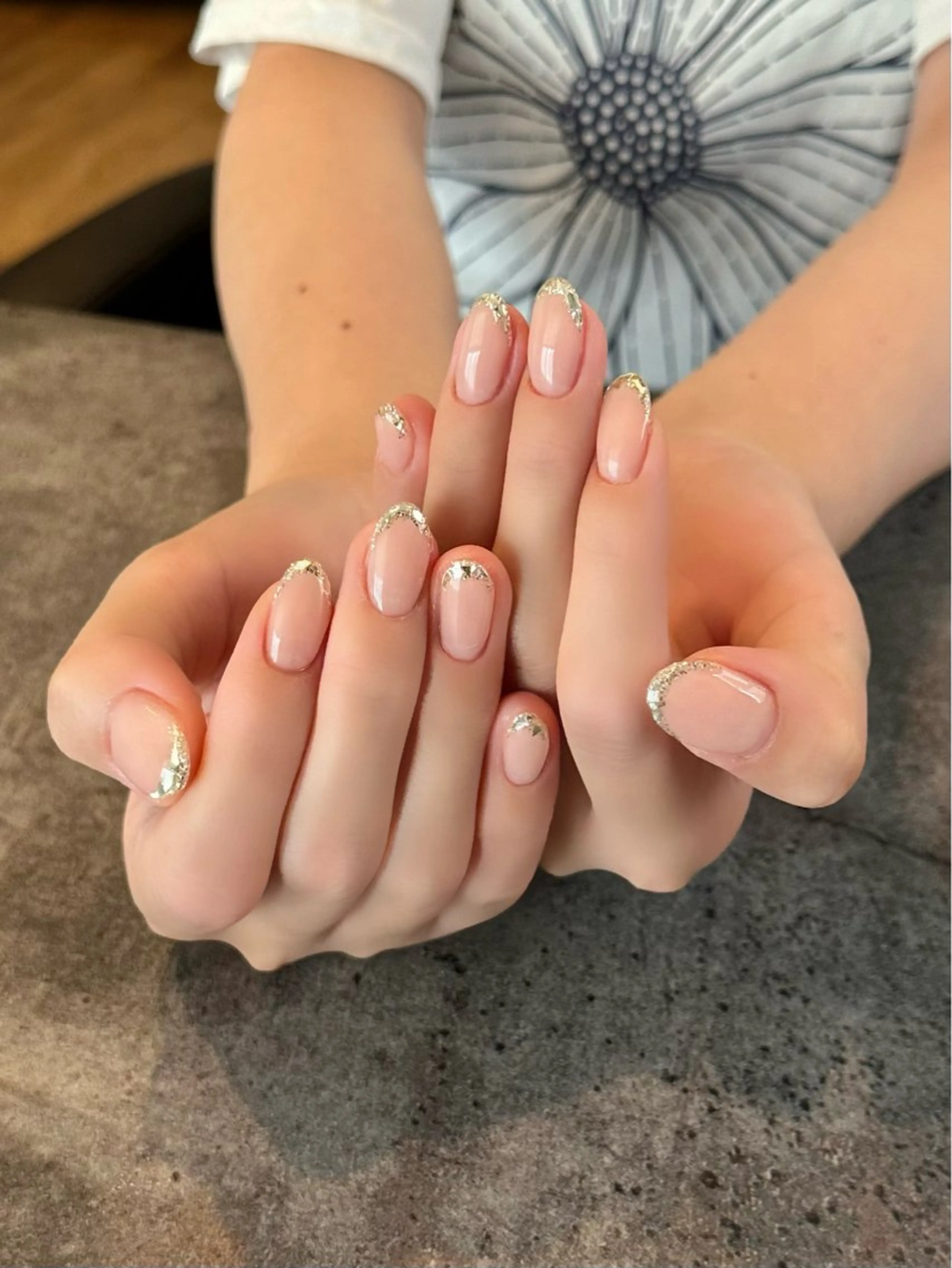 ネイル フラワーネイル フレンチネイル ガラスフレンチ 大理石ネイル(マーブル) ニュアンスネイル nail salon amanoのネイルデザイン