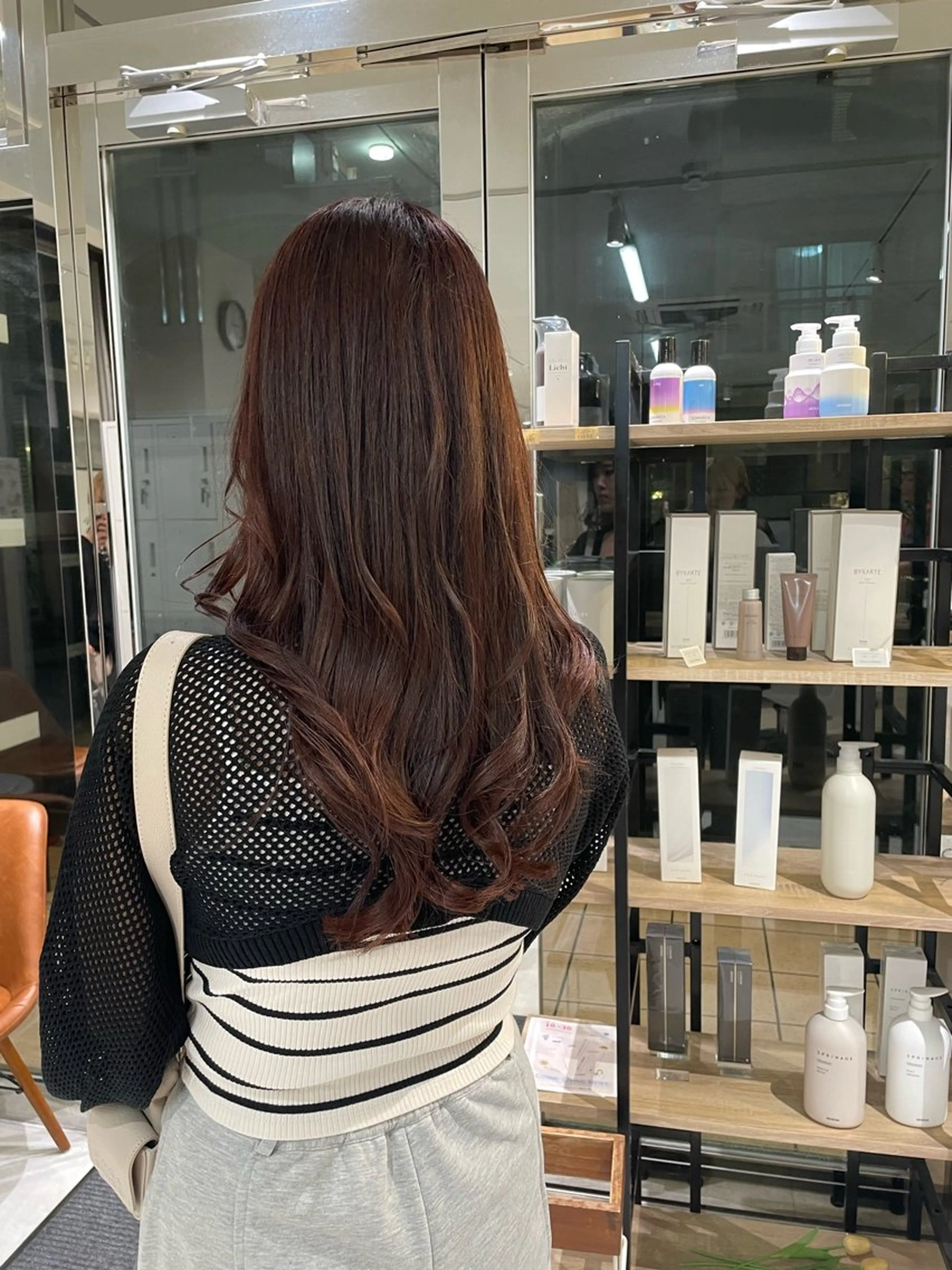 カラー ⠀ さおりのヘアスタイル