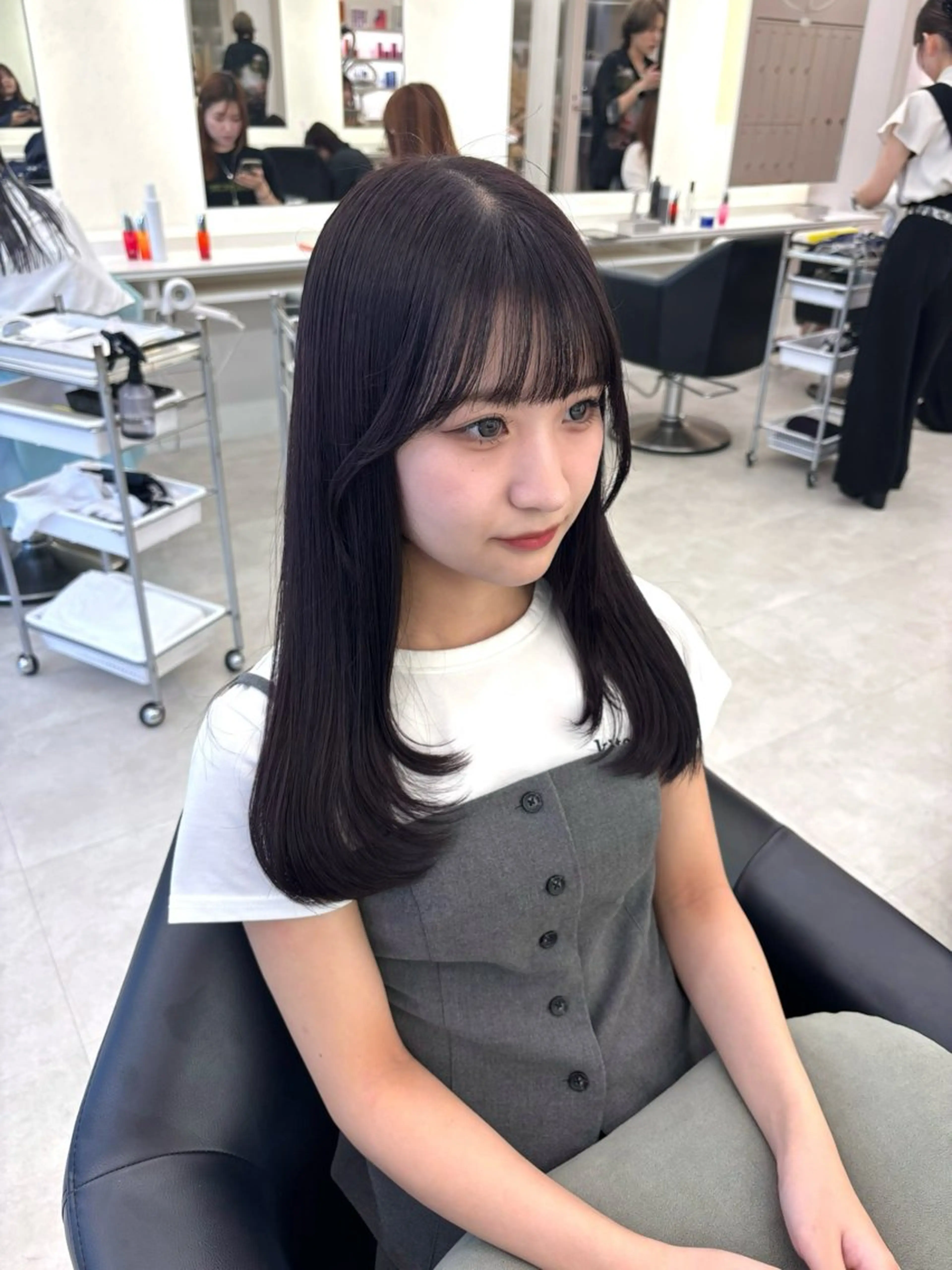 ロング カラー カット ヘアカラー ParveMix‎‎ ‎🤍加藤理沙のヘアスタイル