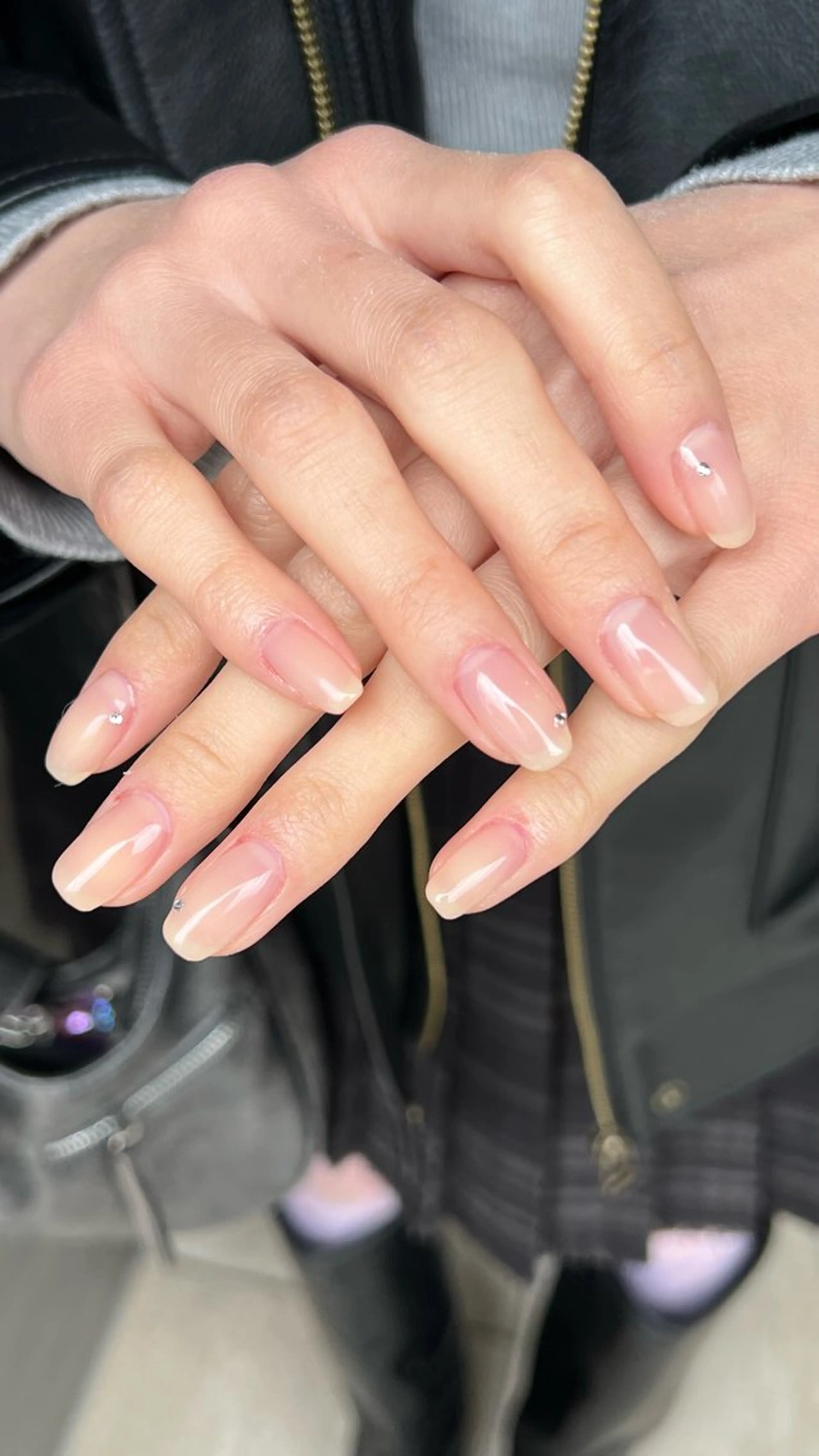 ネイル ストーンネイル Yoonseul nail　いくみのネイルデザイン