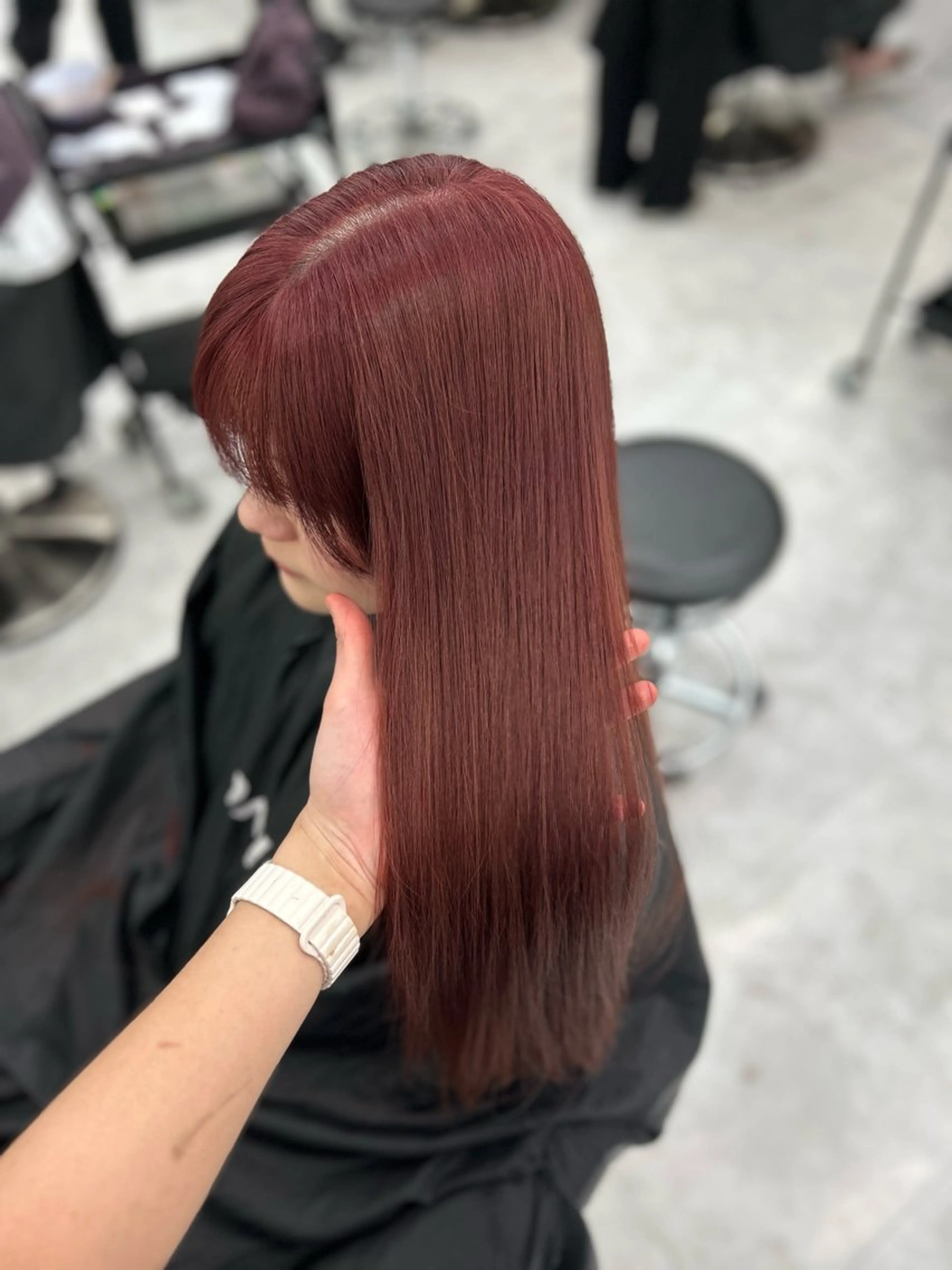 ロング ヘアカラー ヘッドスパ ヘアセット 🥀艶髪/似合わせ 暖色/まな🥀のヘアスタイル