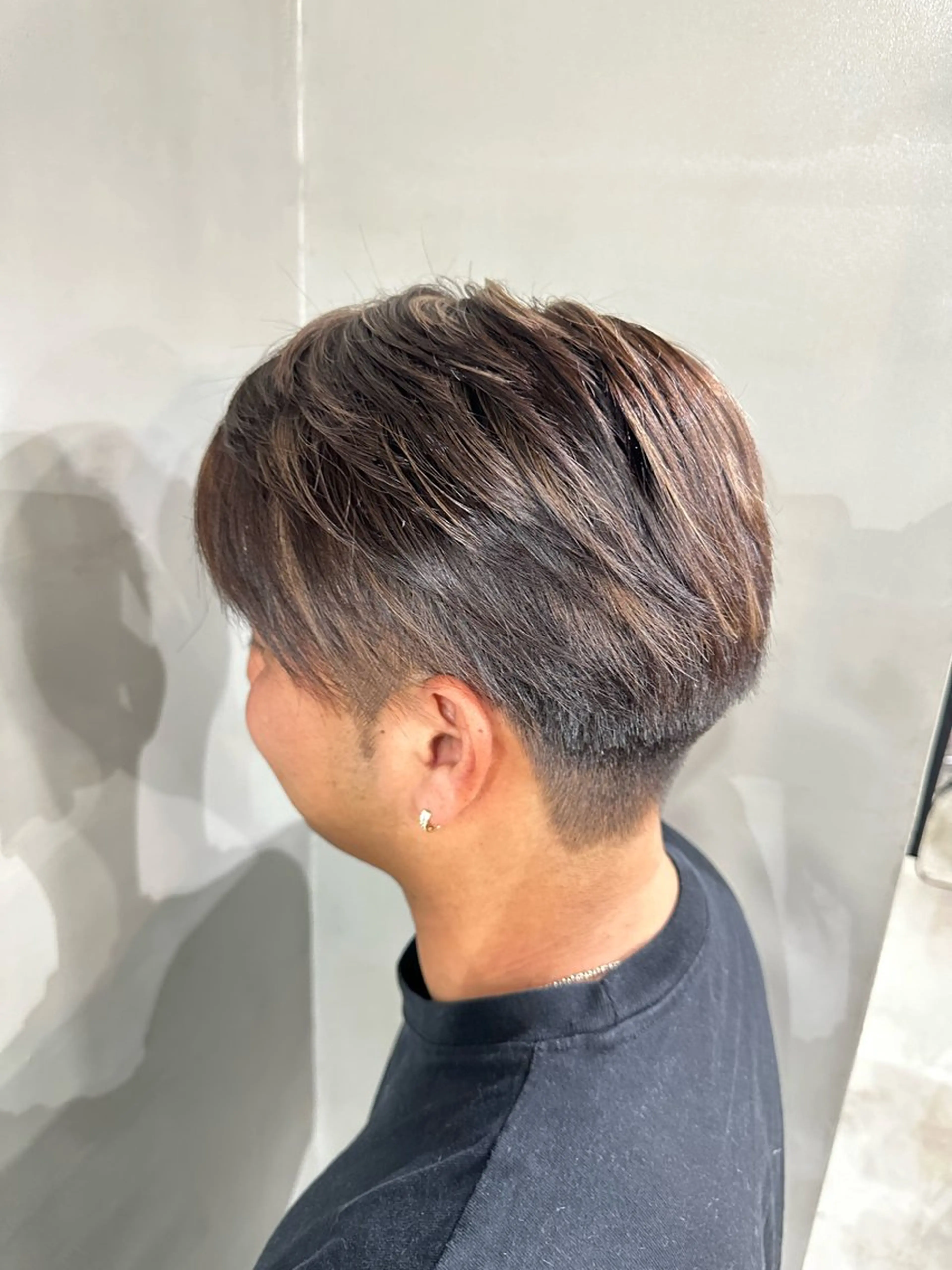 ショート カラー メンズ メンズハイライト ハイライトカラー ハイライト 山田 翔夢のヘアスタイル