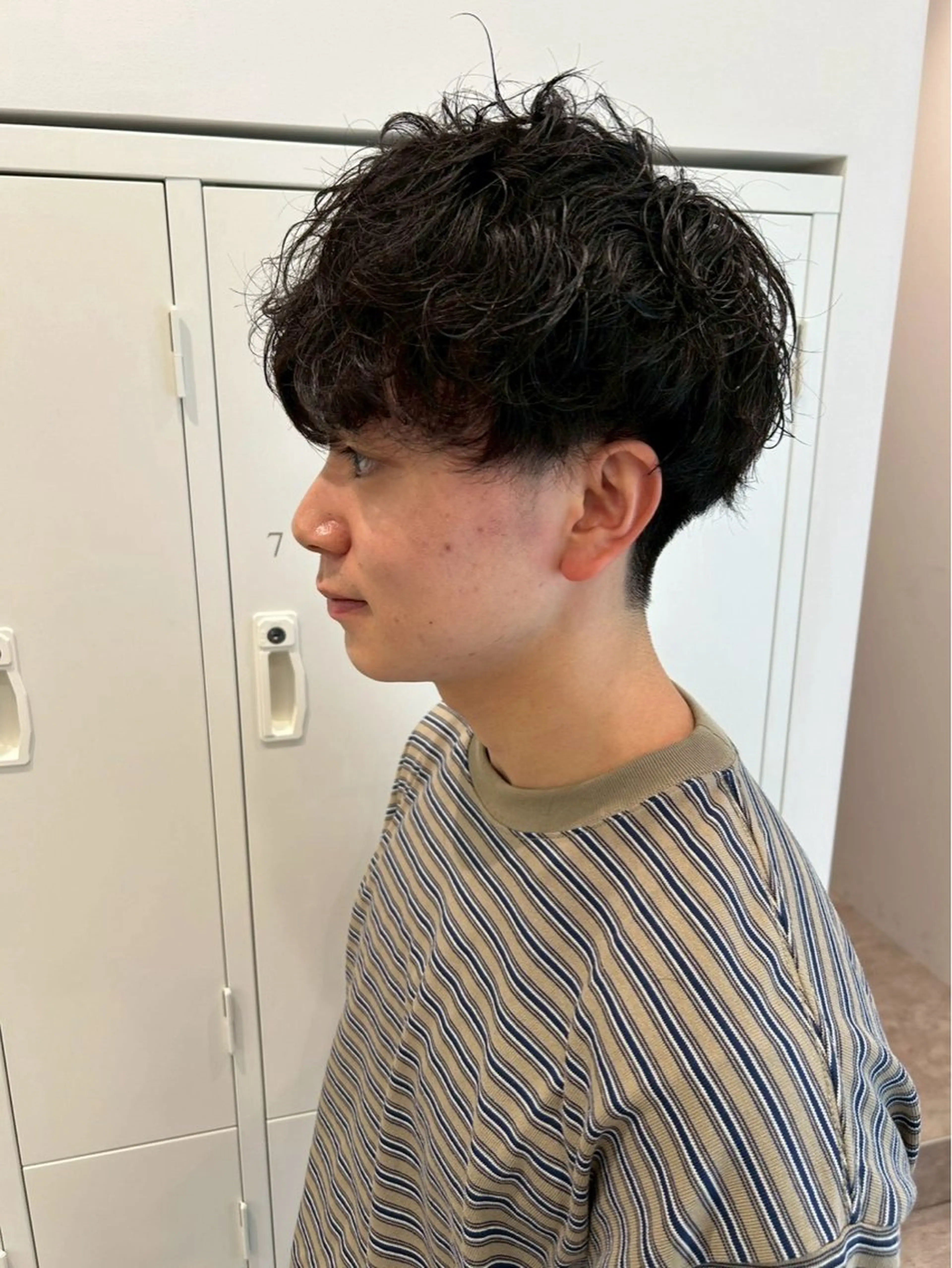 ⭐️メンズカット⭐️➕シャドウパーマ‪➕🫧超音波トリートメント🫧の写真