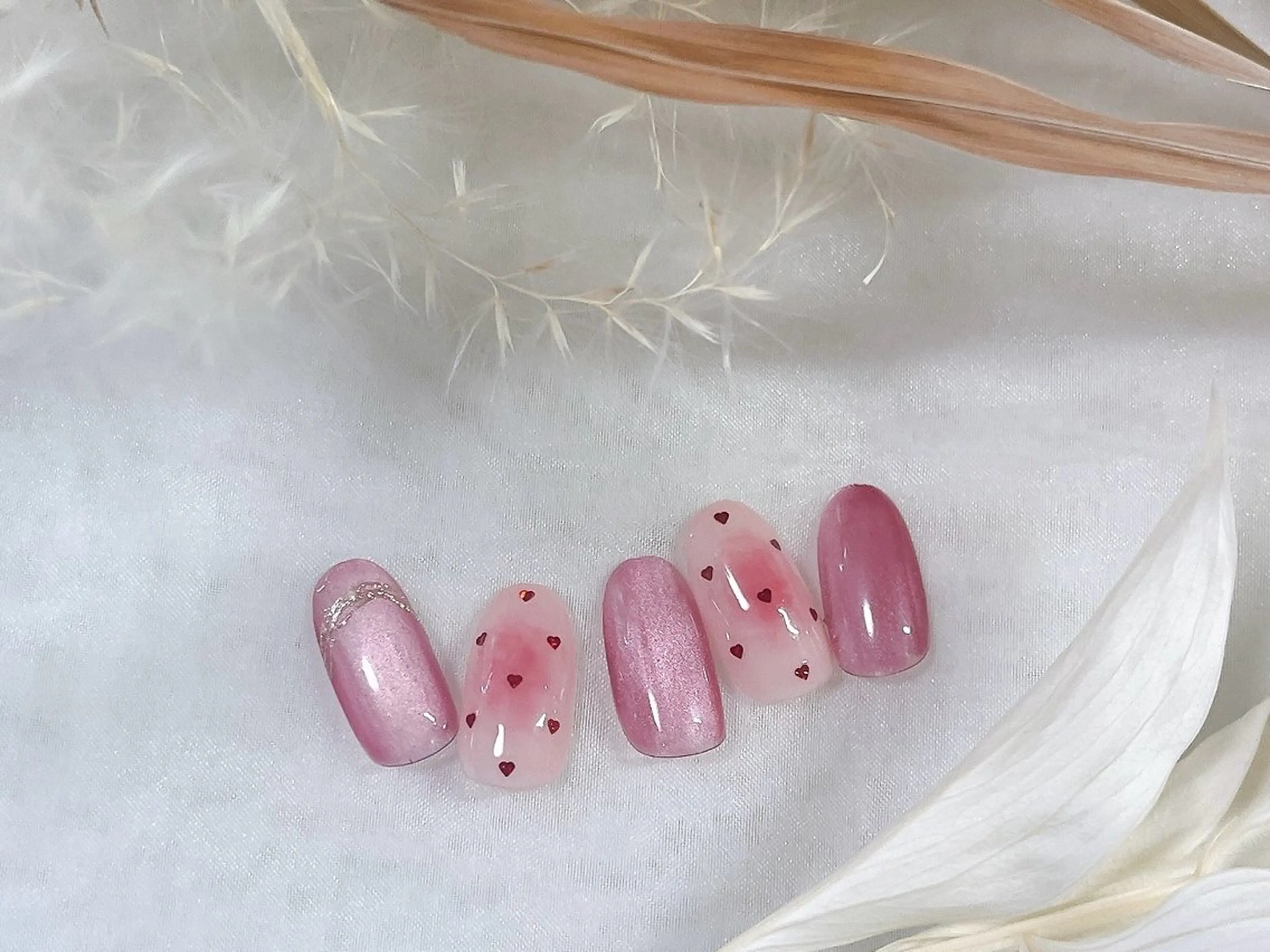 ネイル オーロラネイル ブルー チークネイル フットネイル フレンチネイル kiki nail たまプラーザのネイルデザイン