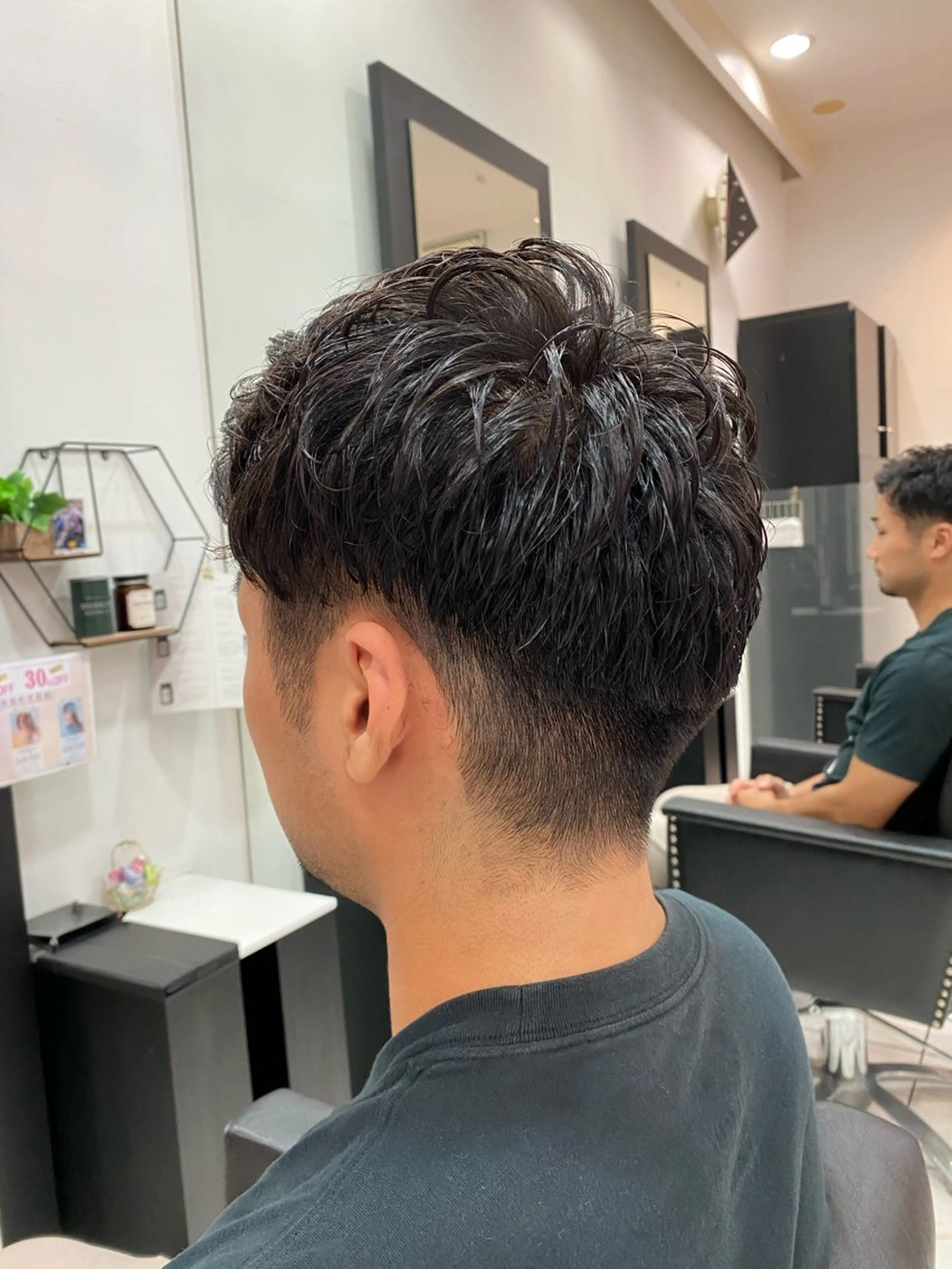 パーマ メンズ カット パーマ CHIC 蘭のヘアスタイル