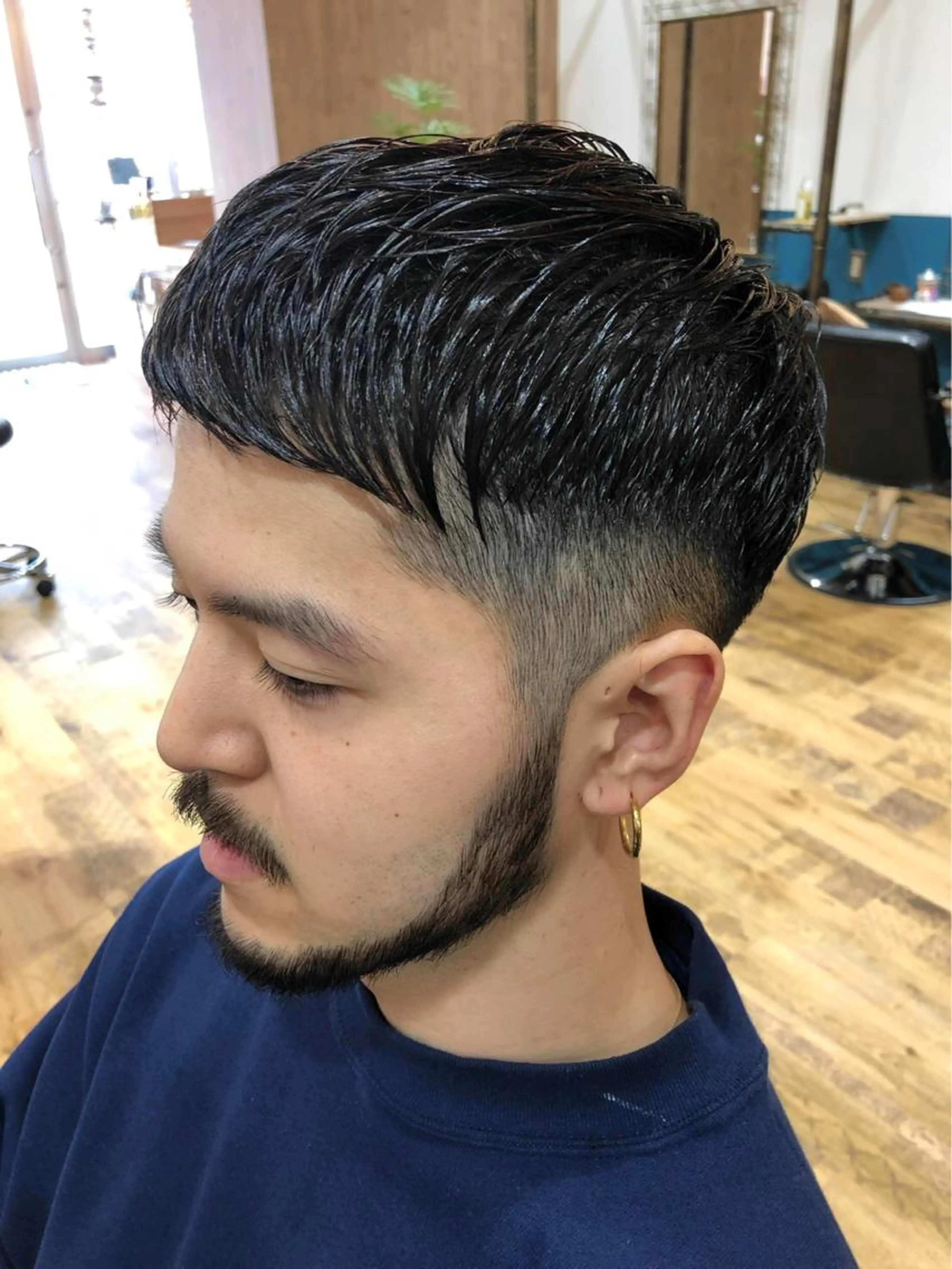 men’sフェードカット+プチスパの写真