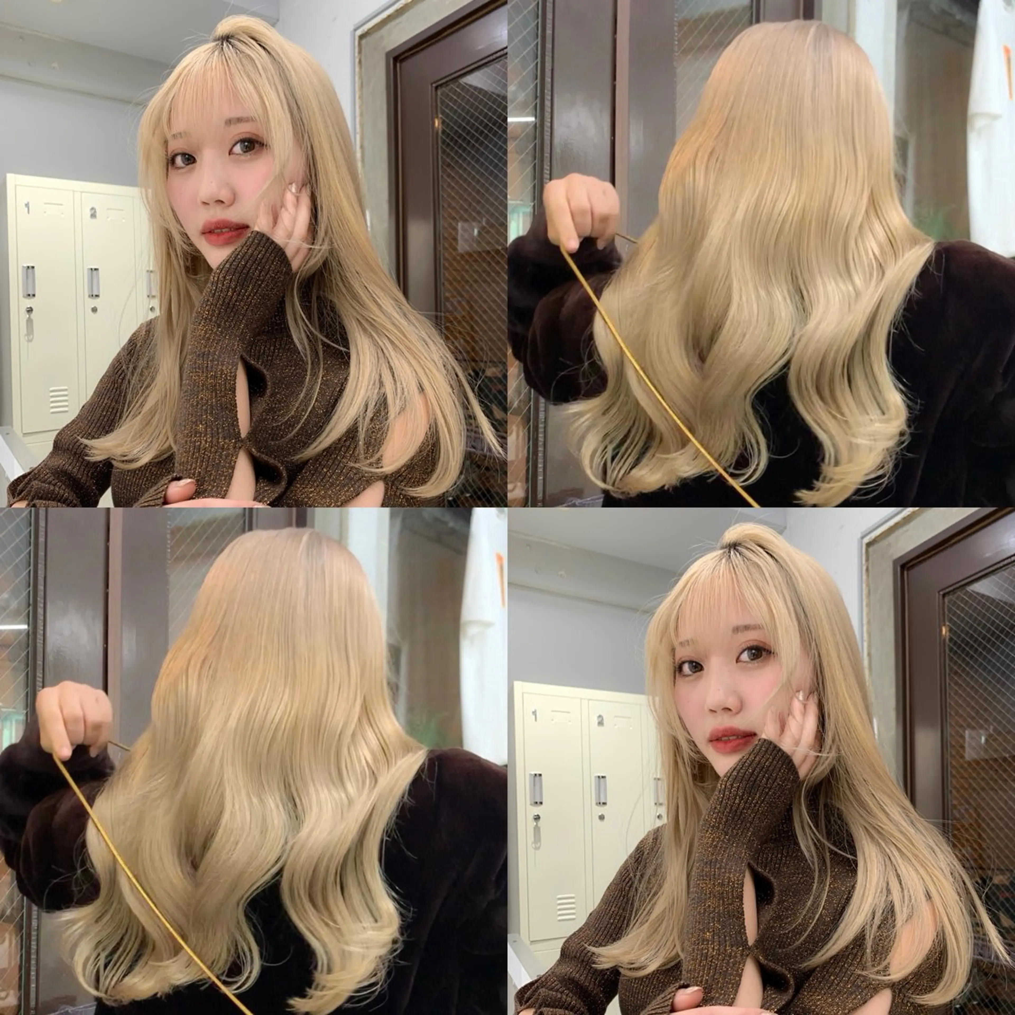 ロング カラー ✨レイヤーカット 海外ヘア/原宿✨のヘアスタイル