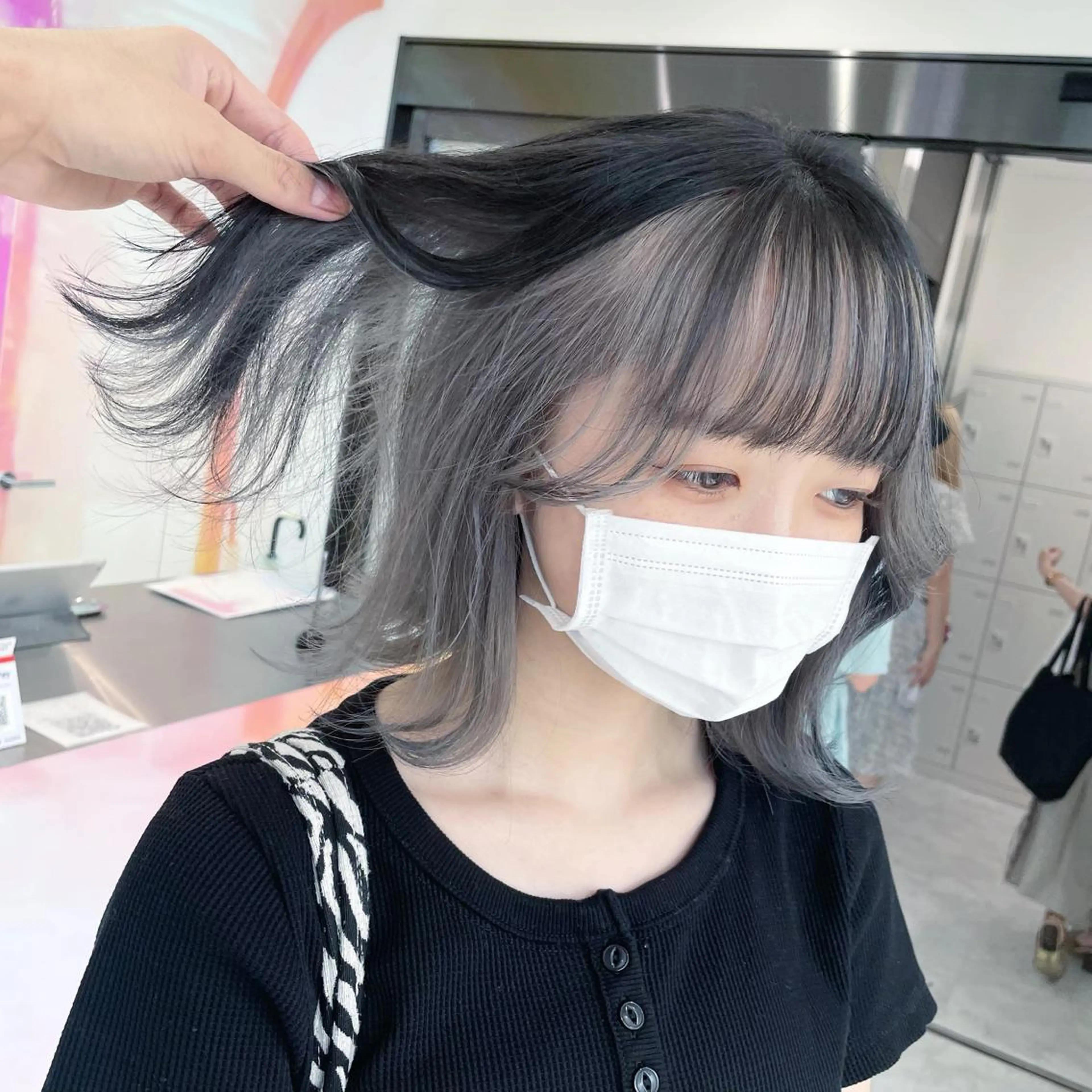 ミディアム カラー SALOWIN 札幌大通り店所属・🏆ウルフ/レイヤー 指名No.1山口圭佑のヘアスタイル