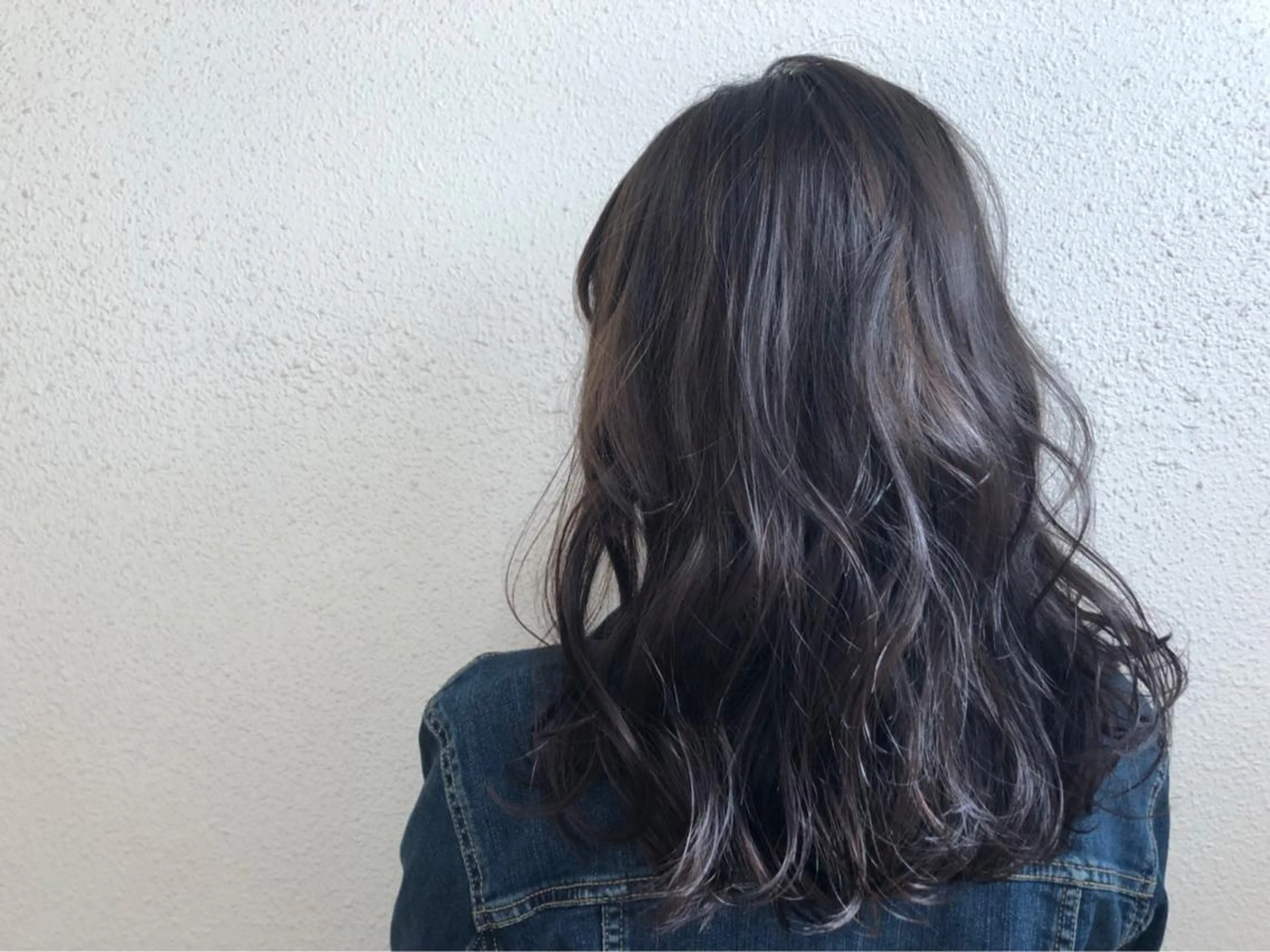 ミディアム カラー グレージュ ラベンダーカラー ラベンダーグレージュ ラベンダーグレー 半個室女性salon 🩰Natsumiのヘアスタイル