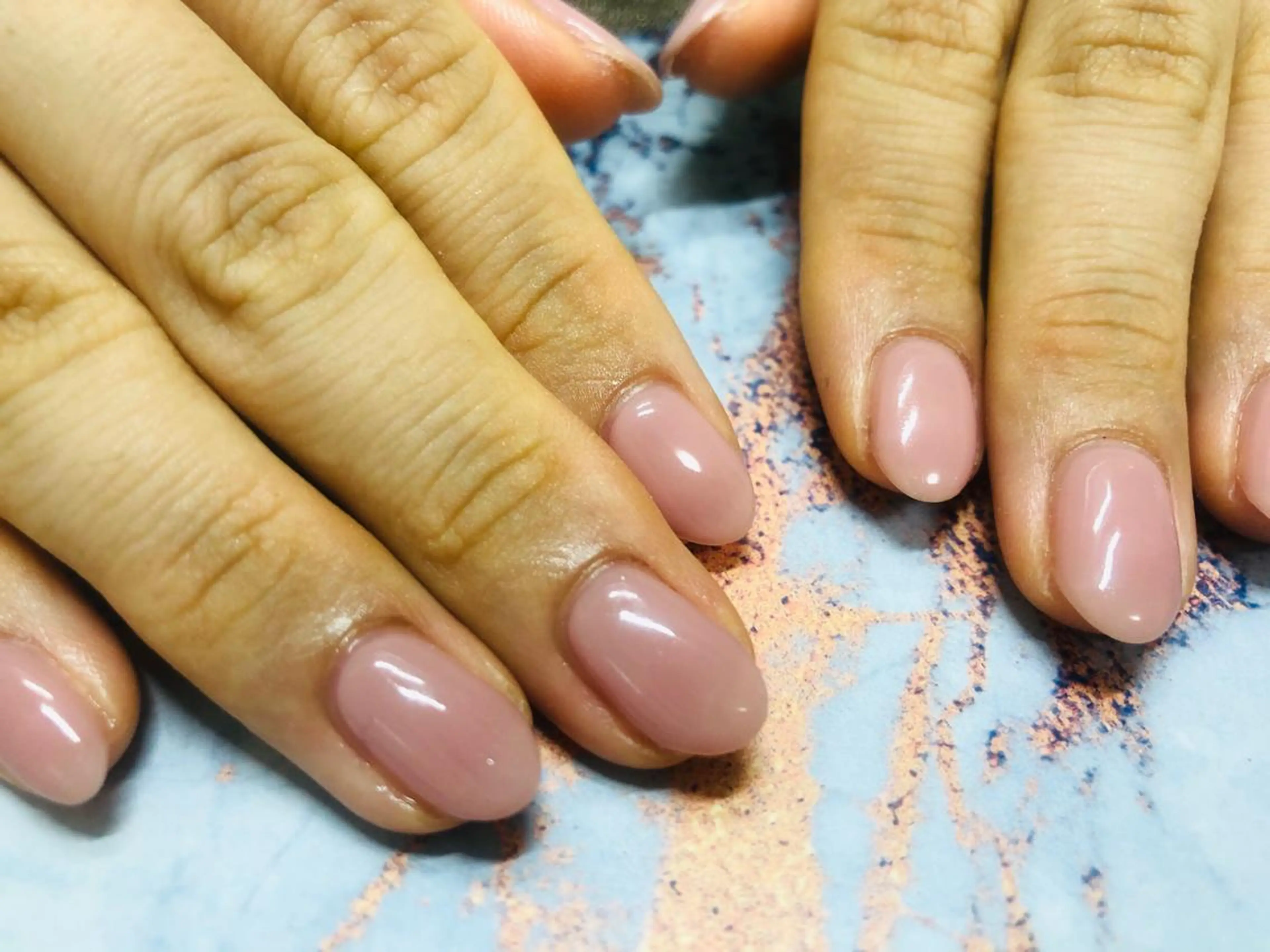 ネイル ピンク ハンドネイル mogunail &blowのネイルデザイン