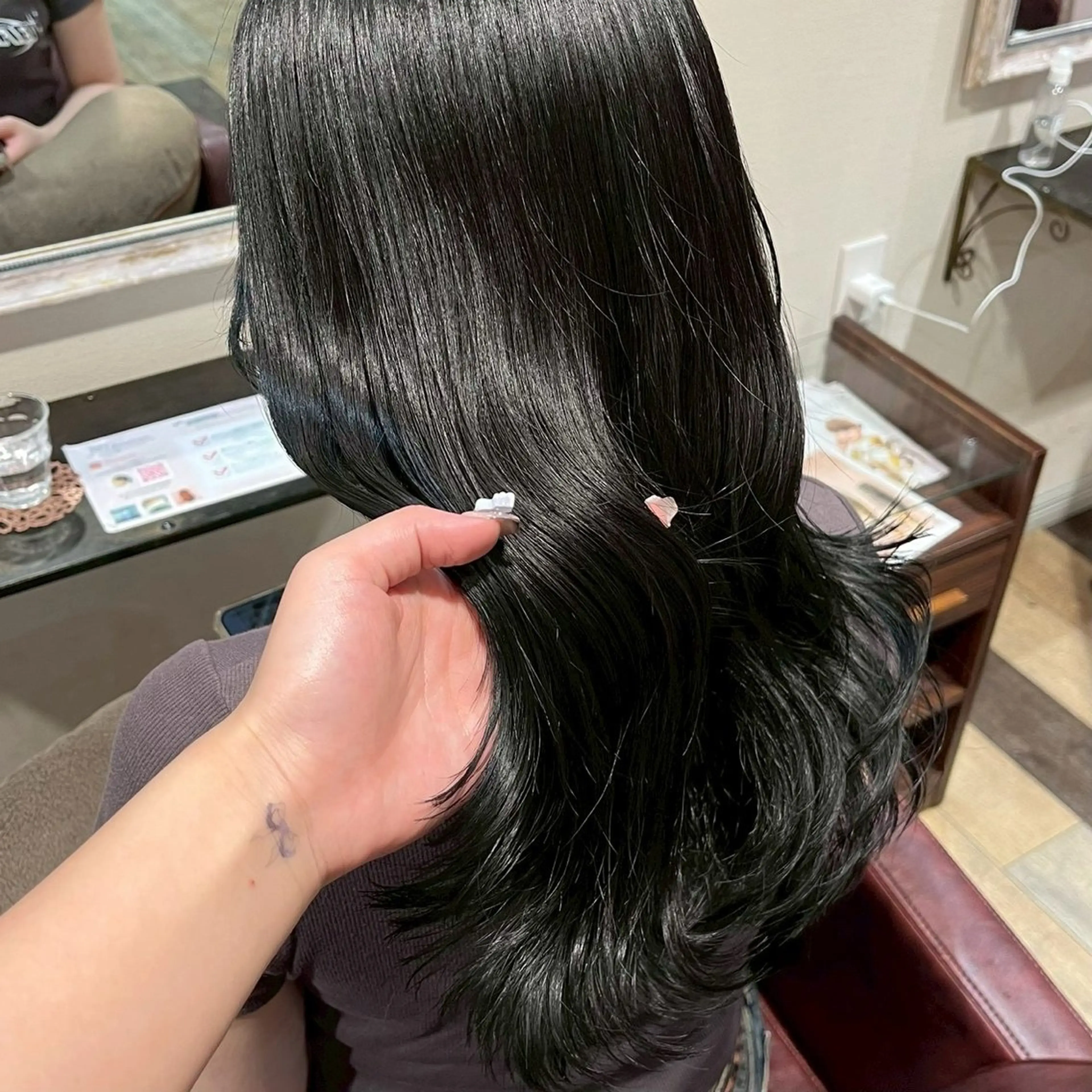 ロング カラー カット ヘアカラー トリートメント 艶カラー/ 縮毛矯正/いくののヘアスタイル