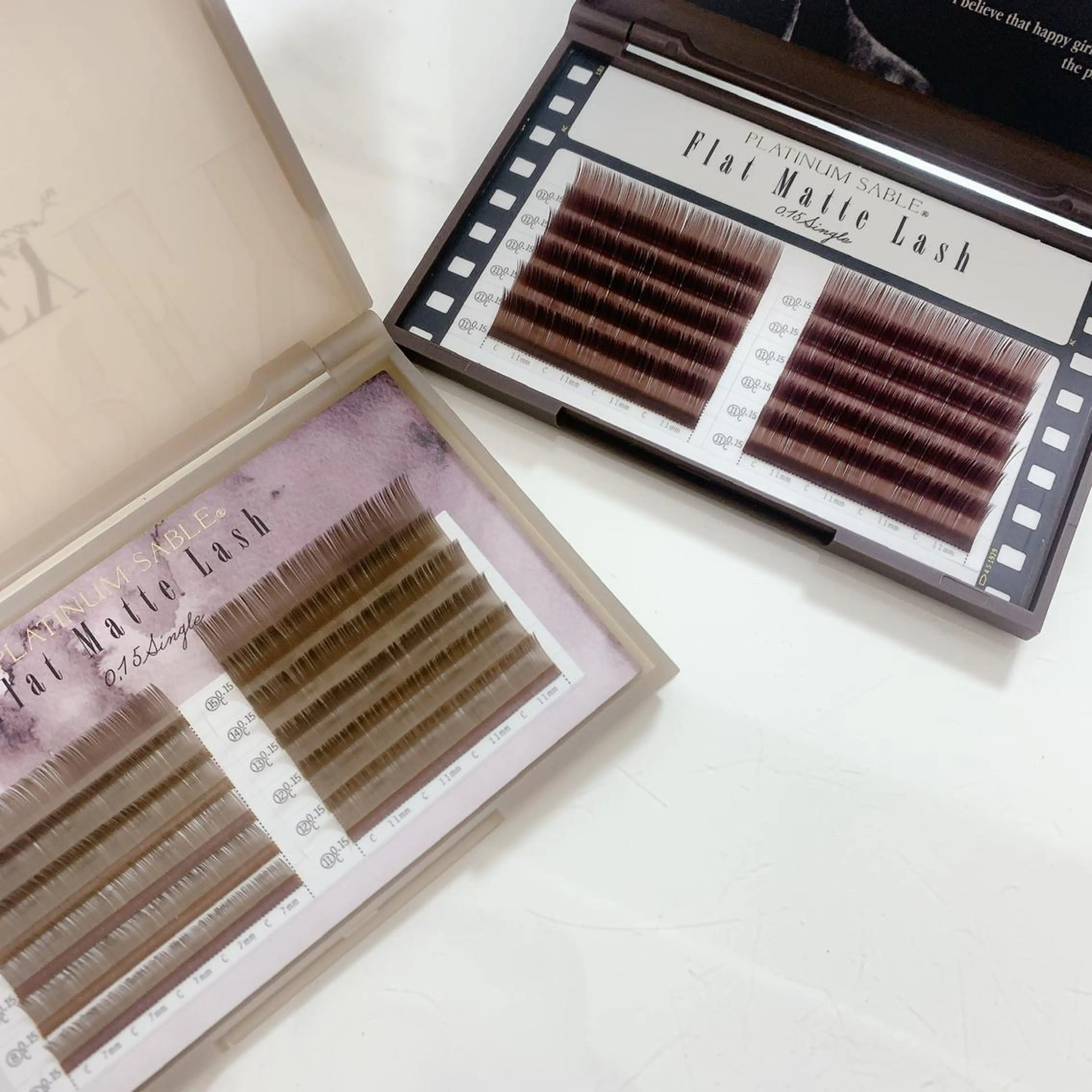 マツエク・マツパ カラーマツエク フラットラッシュ KITAZUMI MAYUのマツエク・マツパデザイン