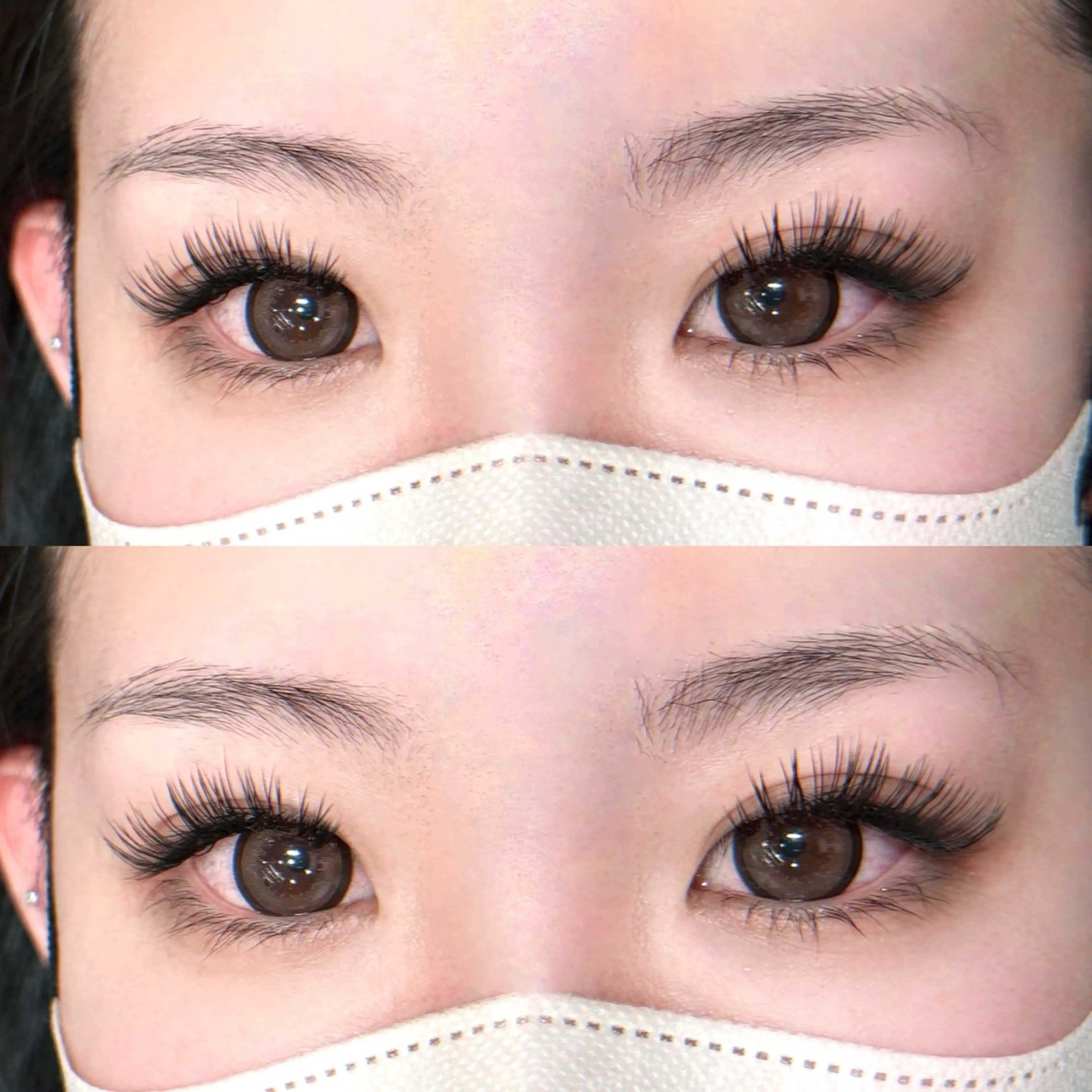 マツエク・マツパ Lカール マツエク Pearl 四条大宮 〜AOI〜のマツエク・マツパデザイン