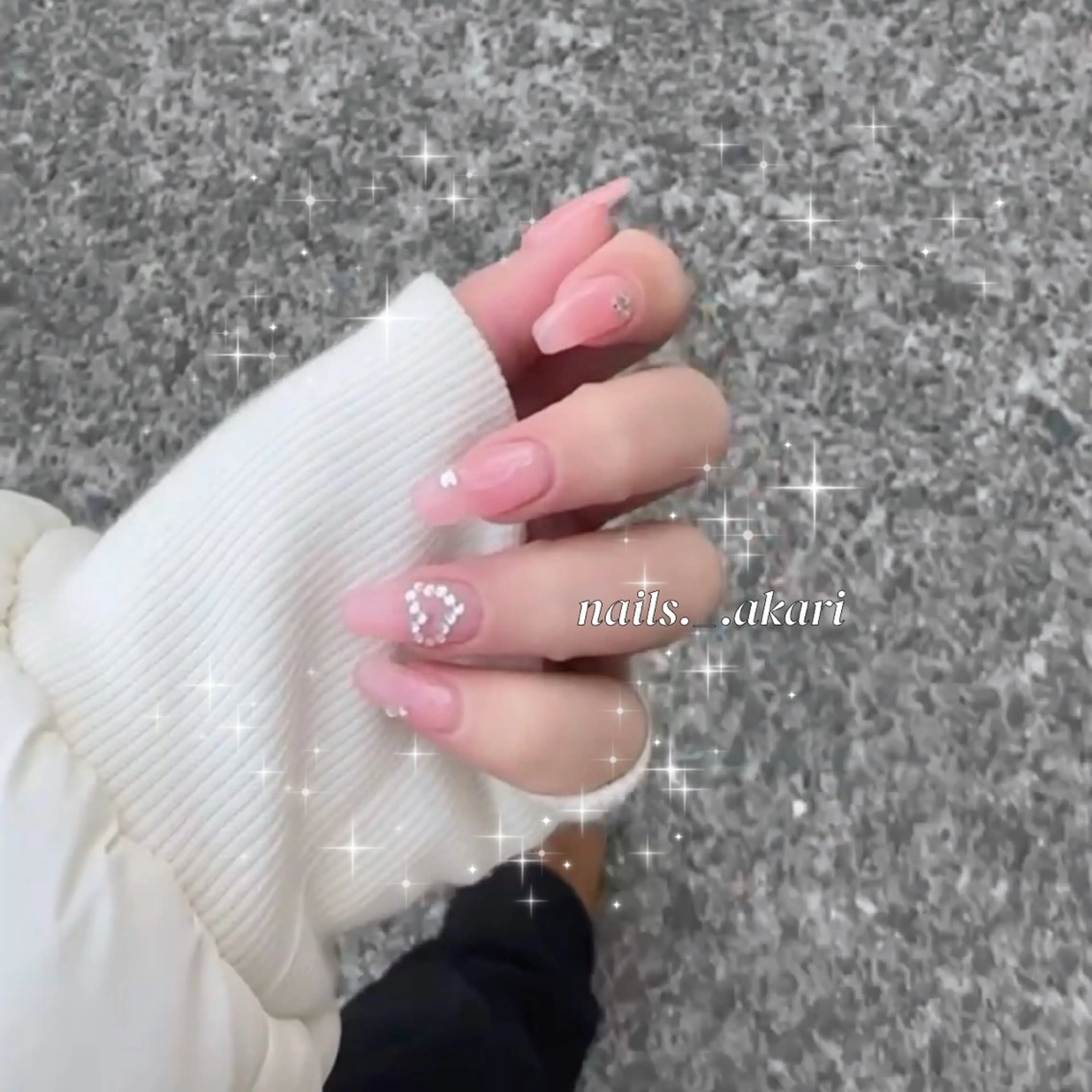 ネイル ハンドネイル akari🎀 naill｜堺筋本町のネイルデザイン