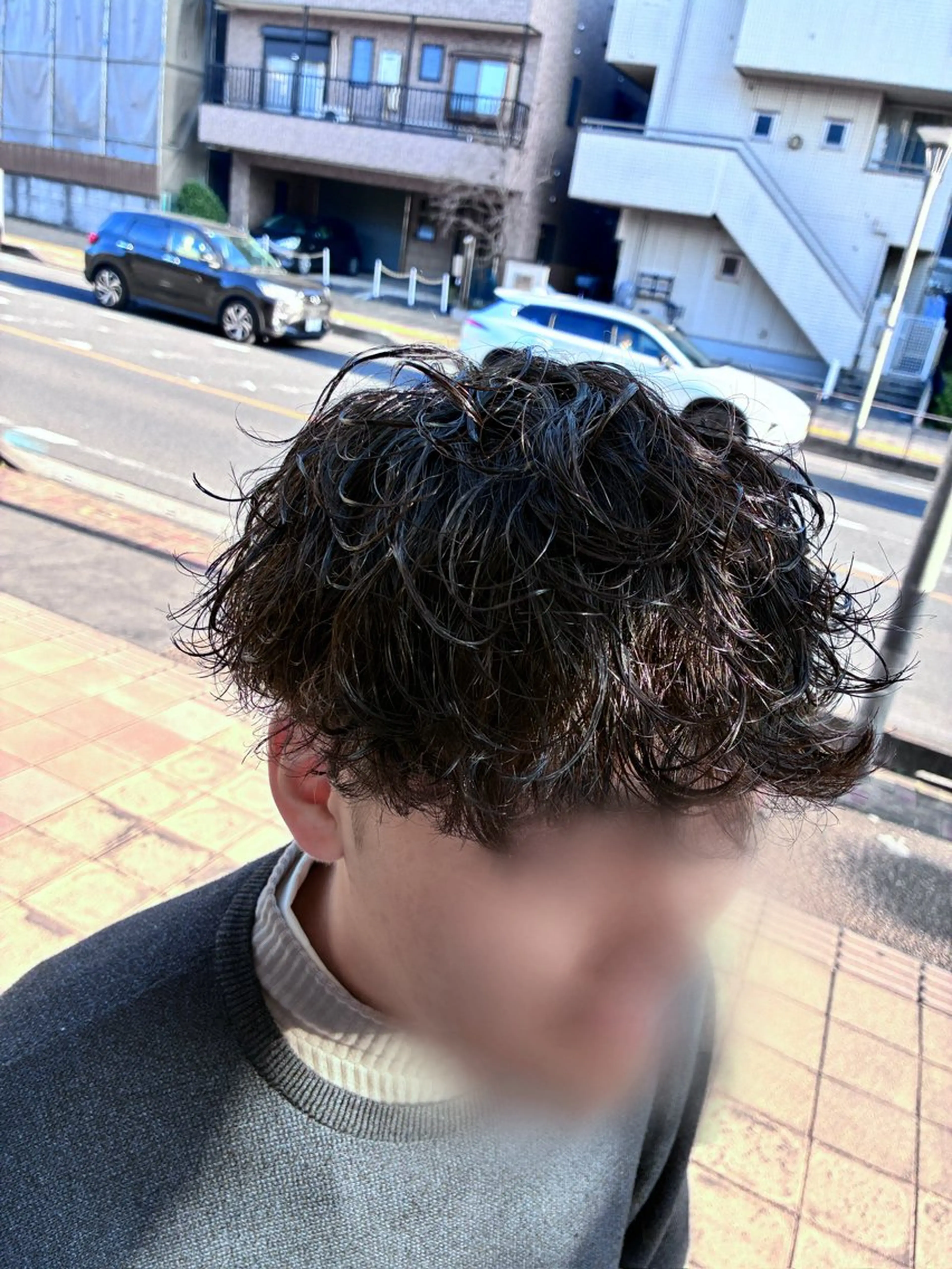 パーマ メンズ メンズパーマ カット パーマ 中村 立のヘアスタイル