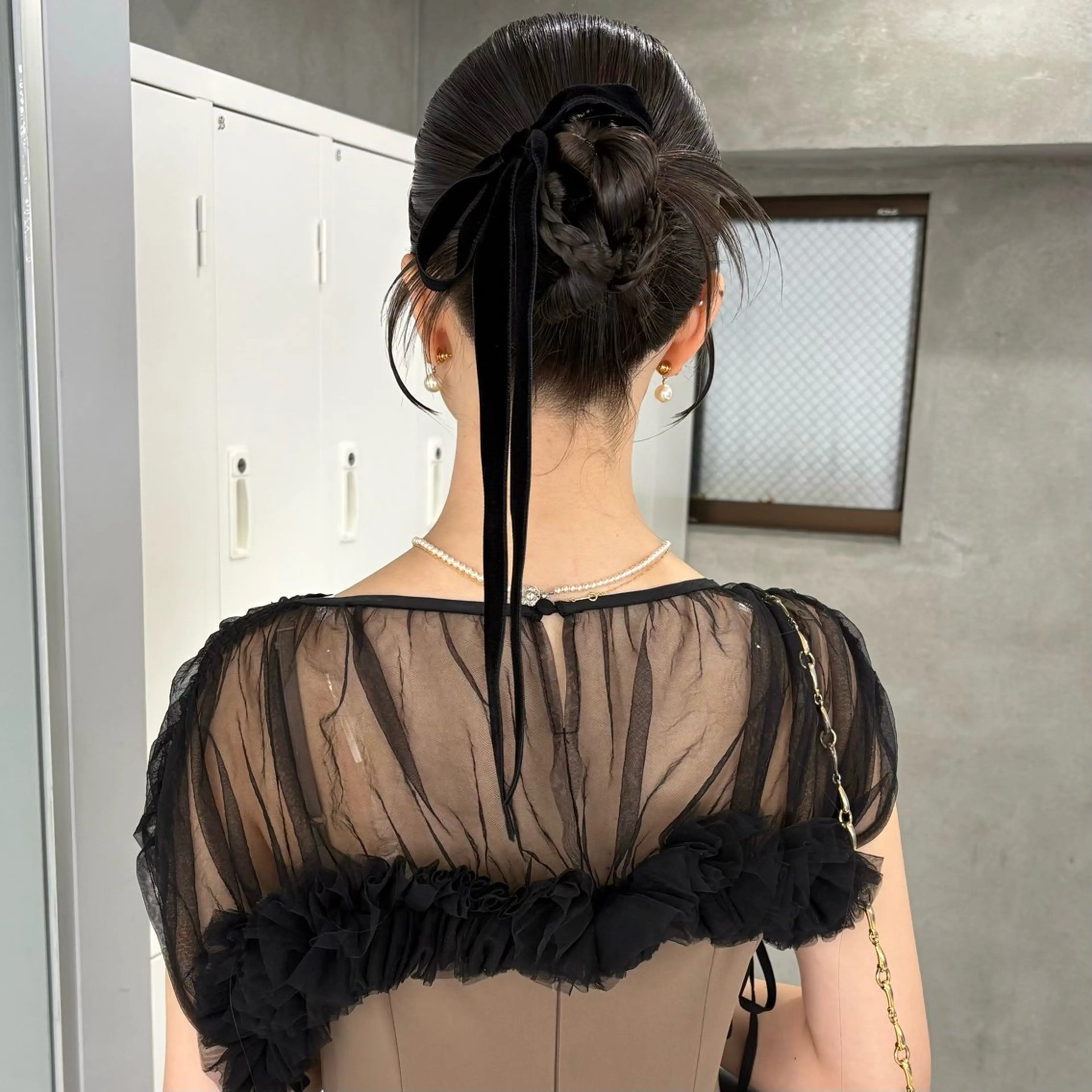 ロング ヘアアレンジ ヘアセット riko/レイヤー カット/ヘアセットのヘアスタイル