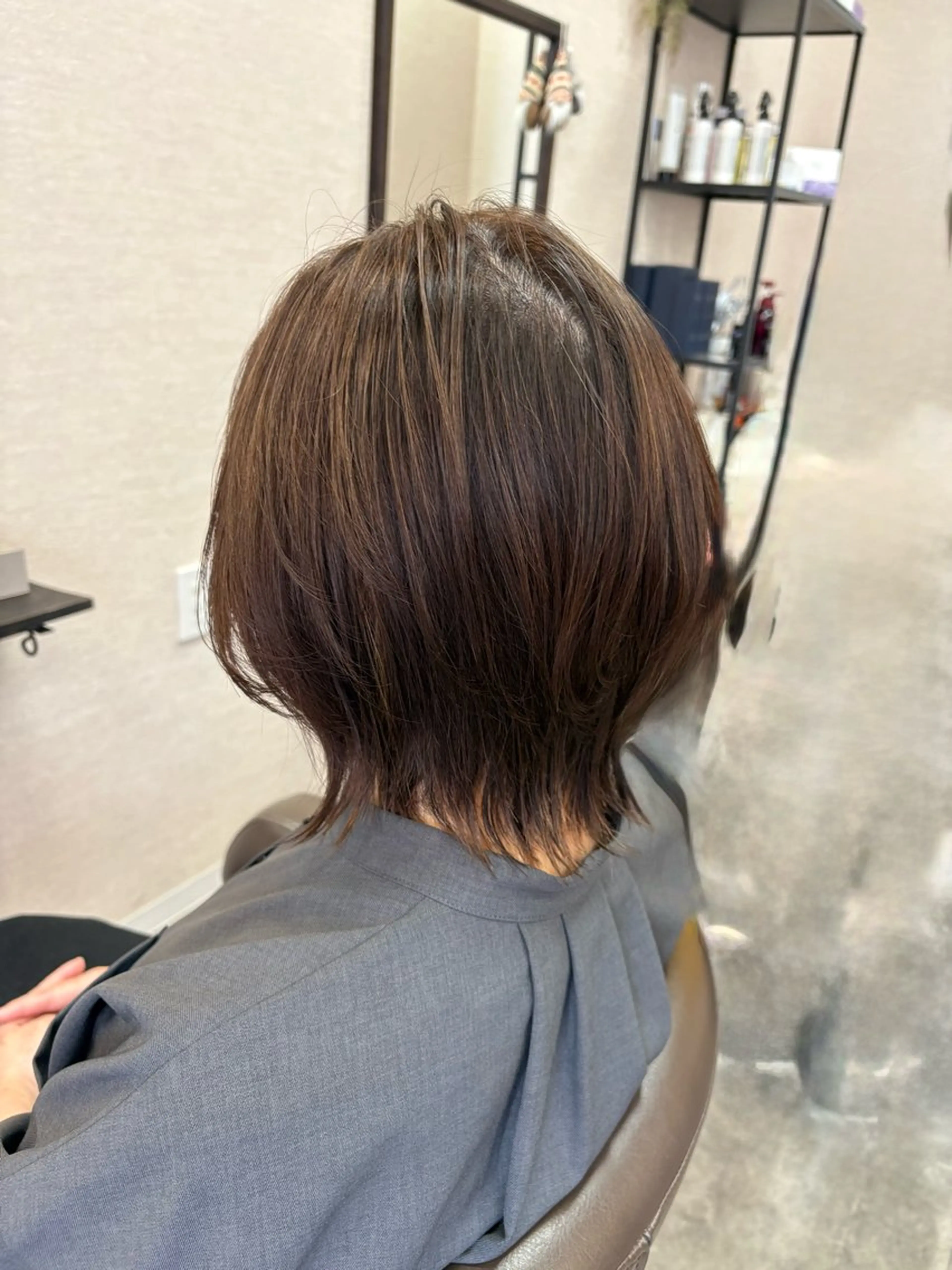 ミディアム 野崎 由理／髪質改善のヘアスタイル