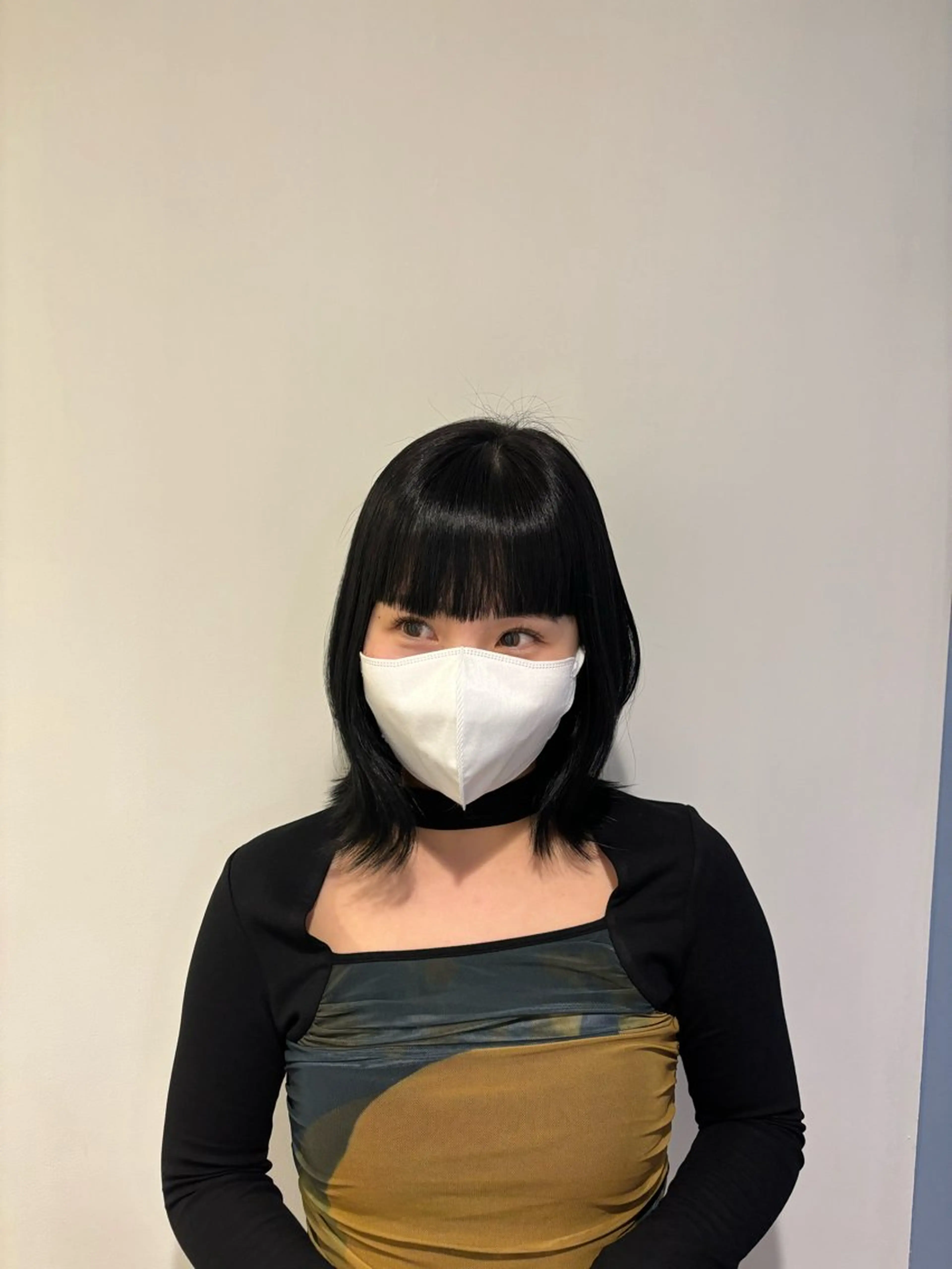 ミディアム カラー mizunaga chihiroのヘアスタイル