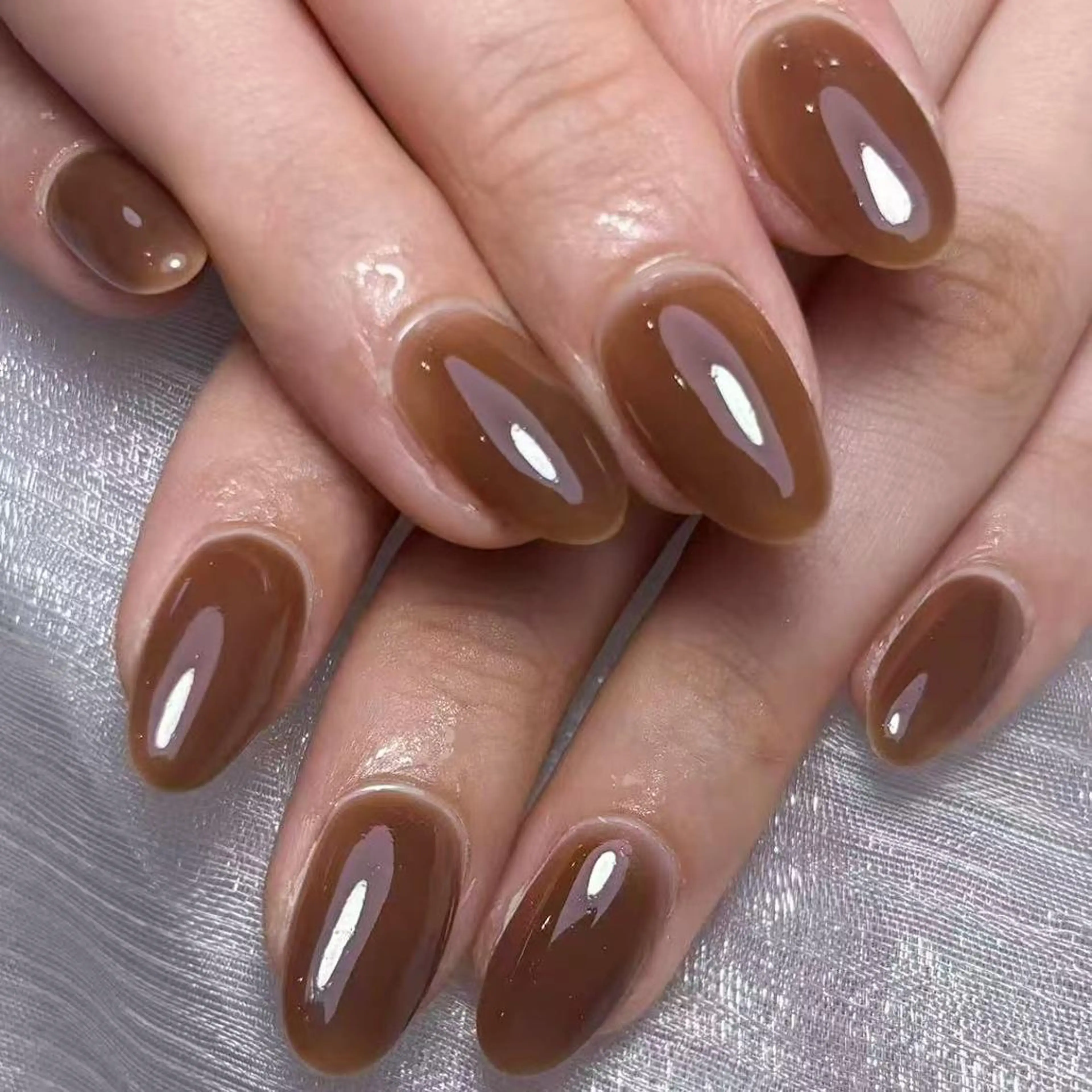 ネイル アートネイル オーロラネイル フラッシュネイル ガーリー キラキラネイル リナ 💅のネイルデザイン