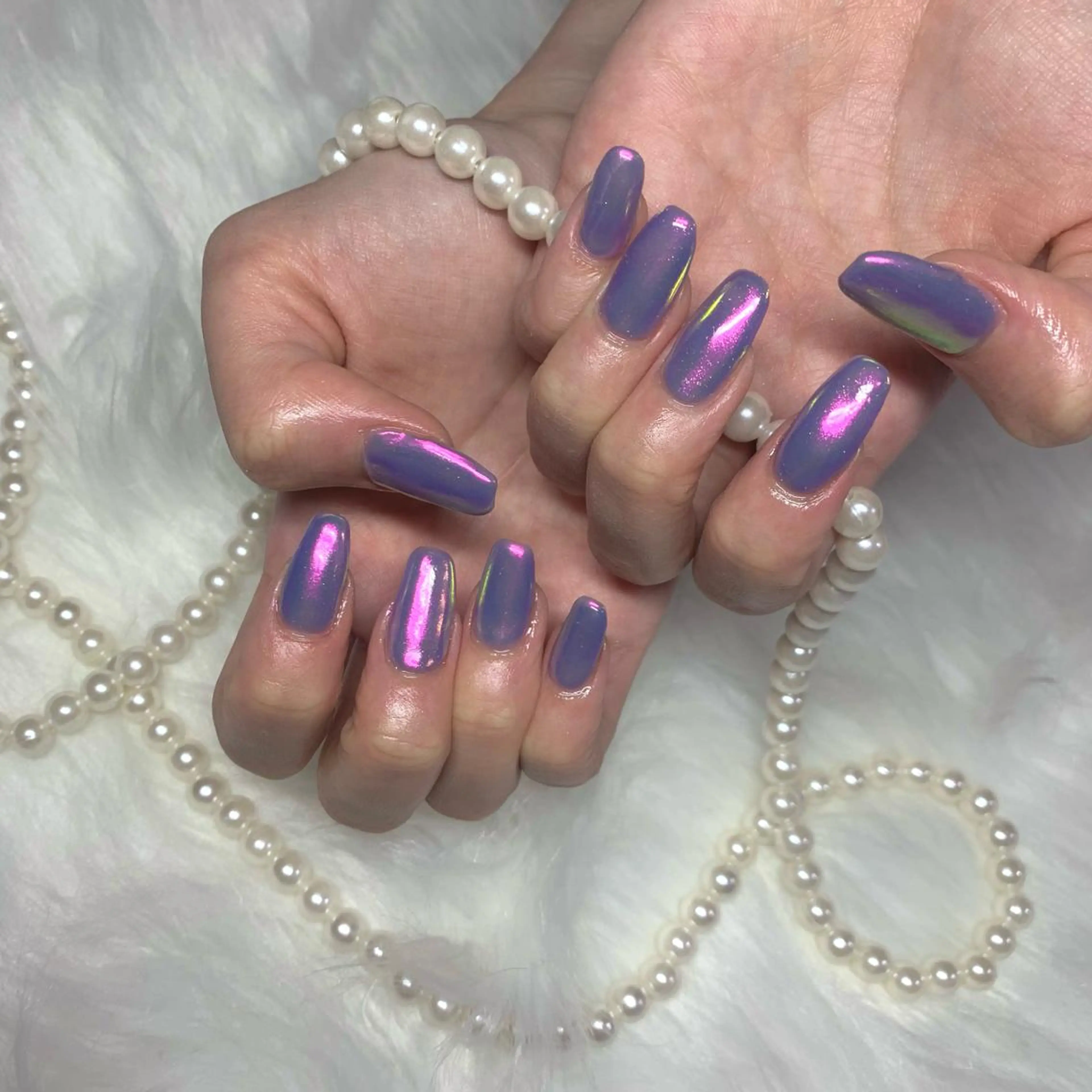 ネイル オーロラネイル élu by Noriko 前原のネイルデザイン