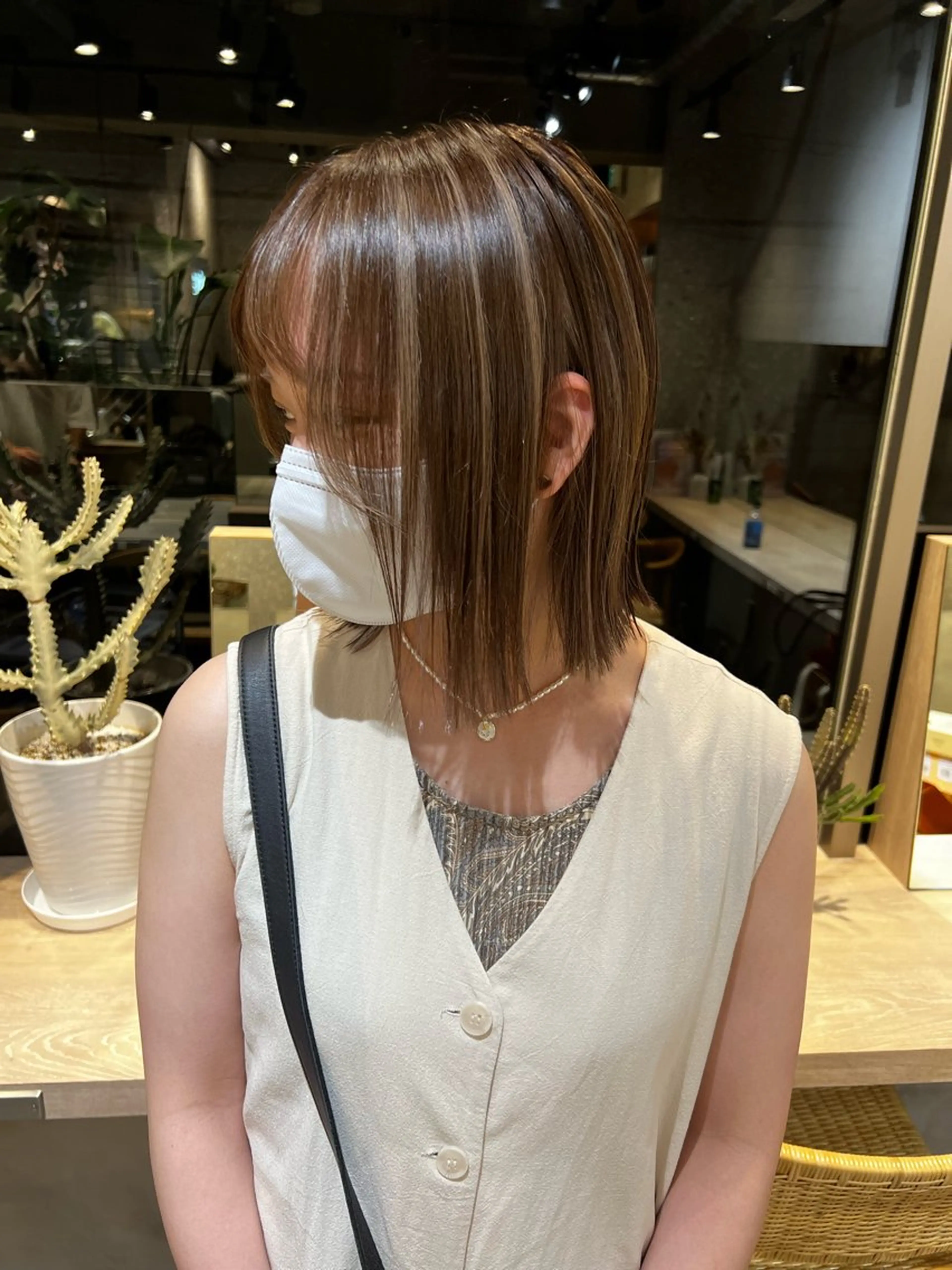 ミディアム ハイライト ヘアカラー fit /HONOKAのヘアスタイル