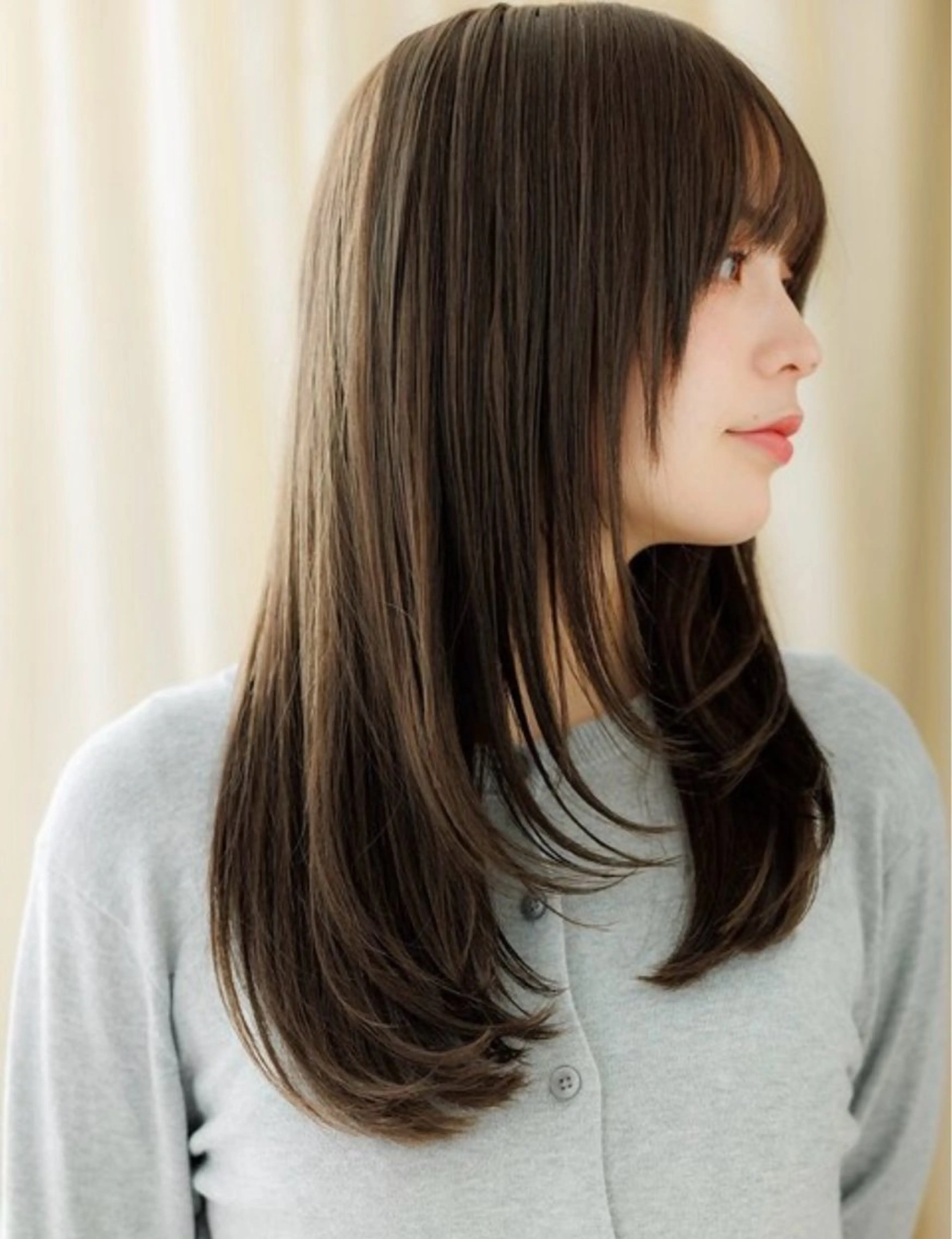 ロング カラー ヘアカラー 松山 彩香のヘアスタイル