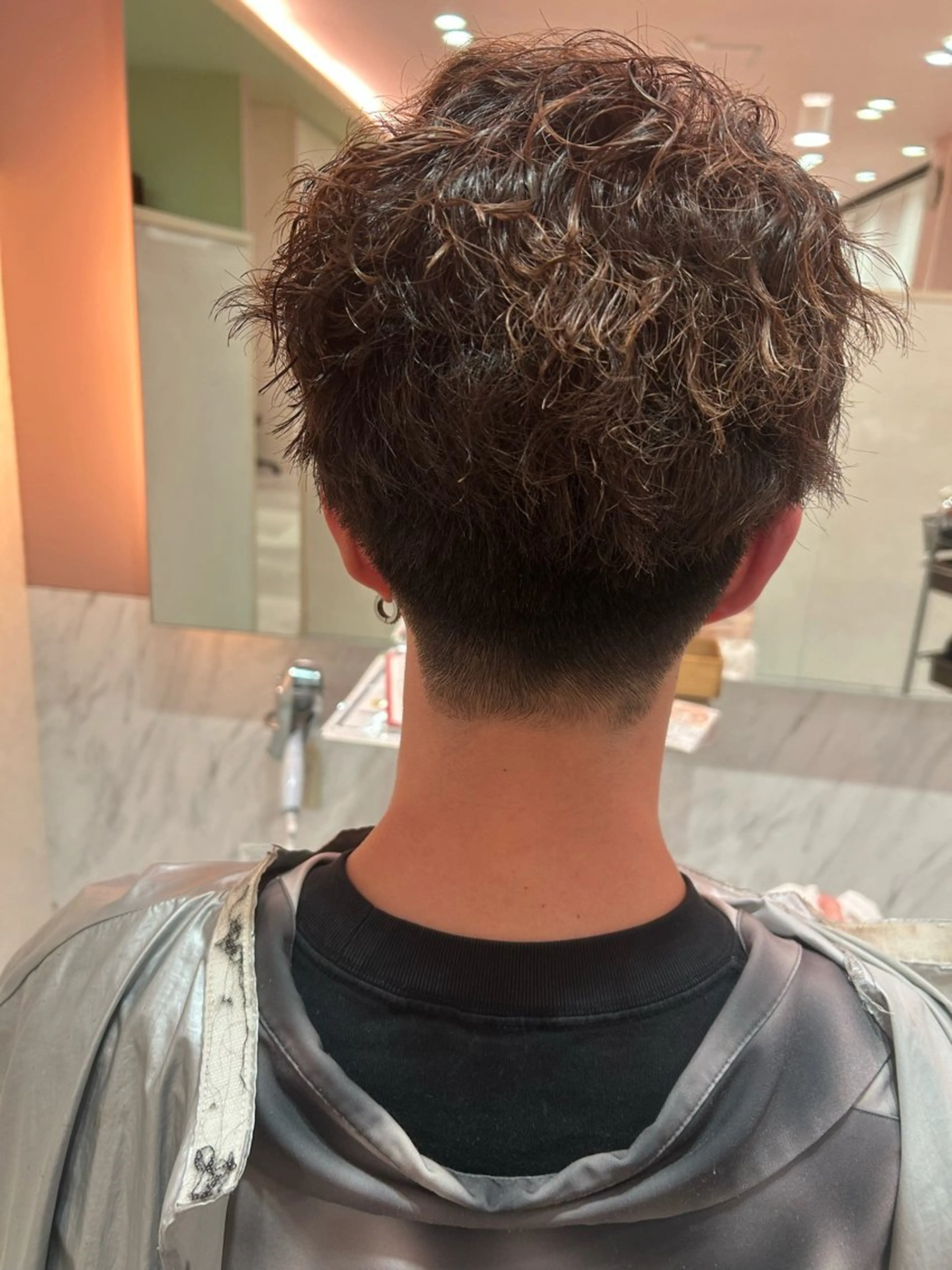 パーマ メンズ 大山 莉奈のヘアスタイル