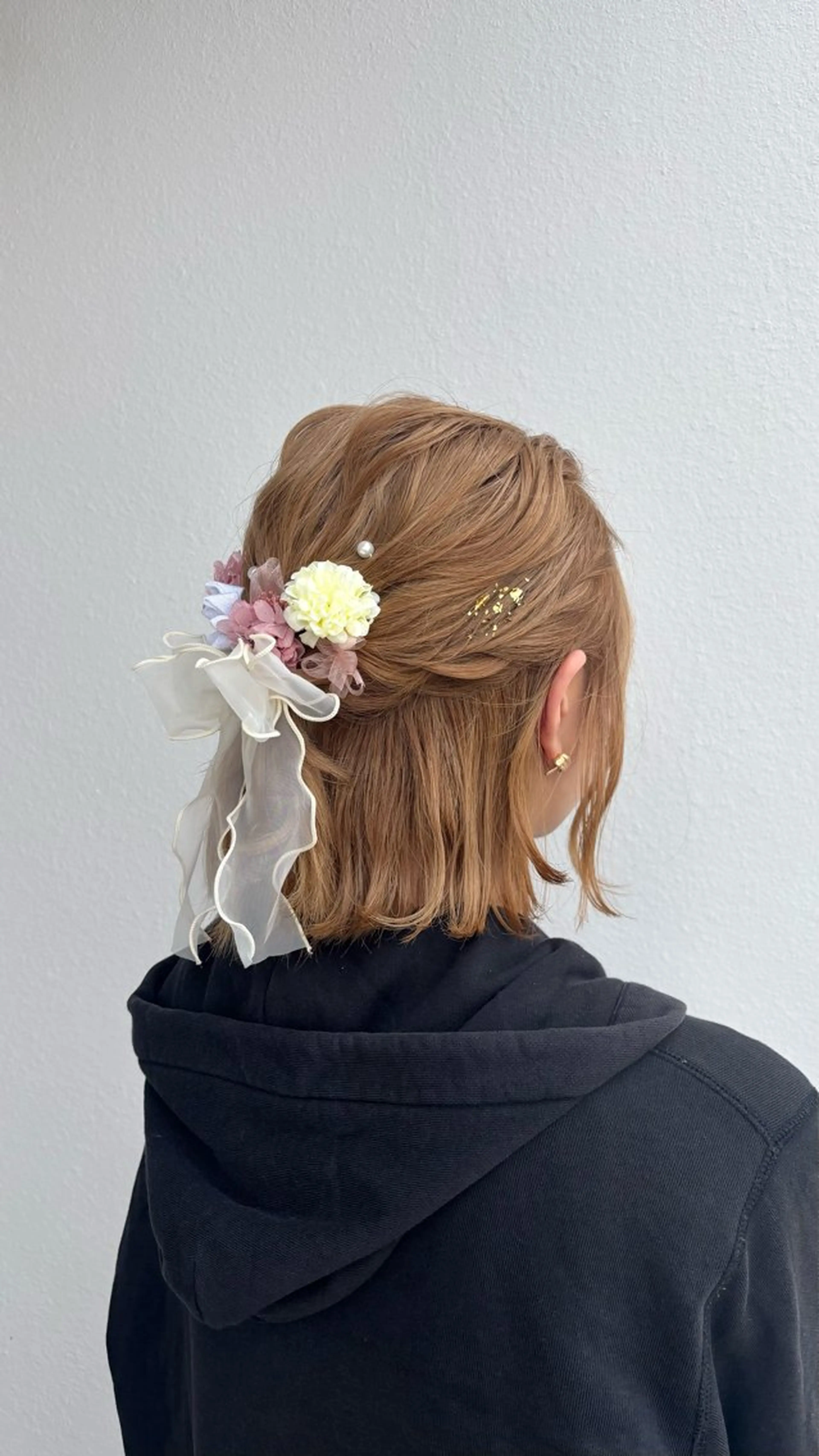 ヘアアレンジ 卒業式のヘアスタイル パライソ南公園店 神津 由依のヘアスタイル