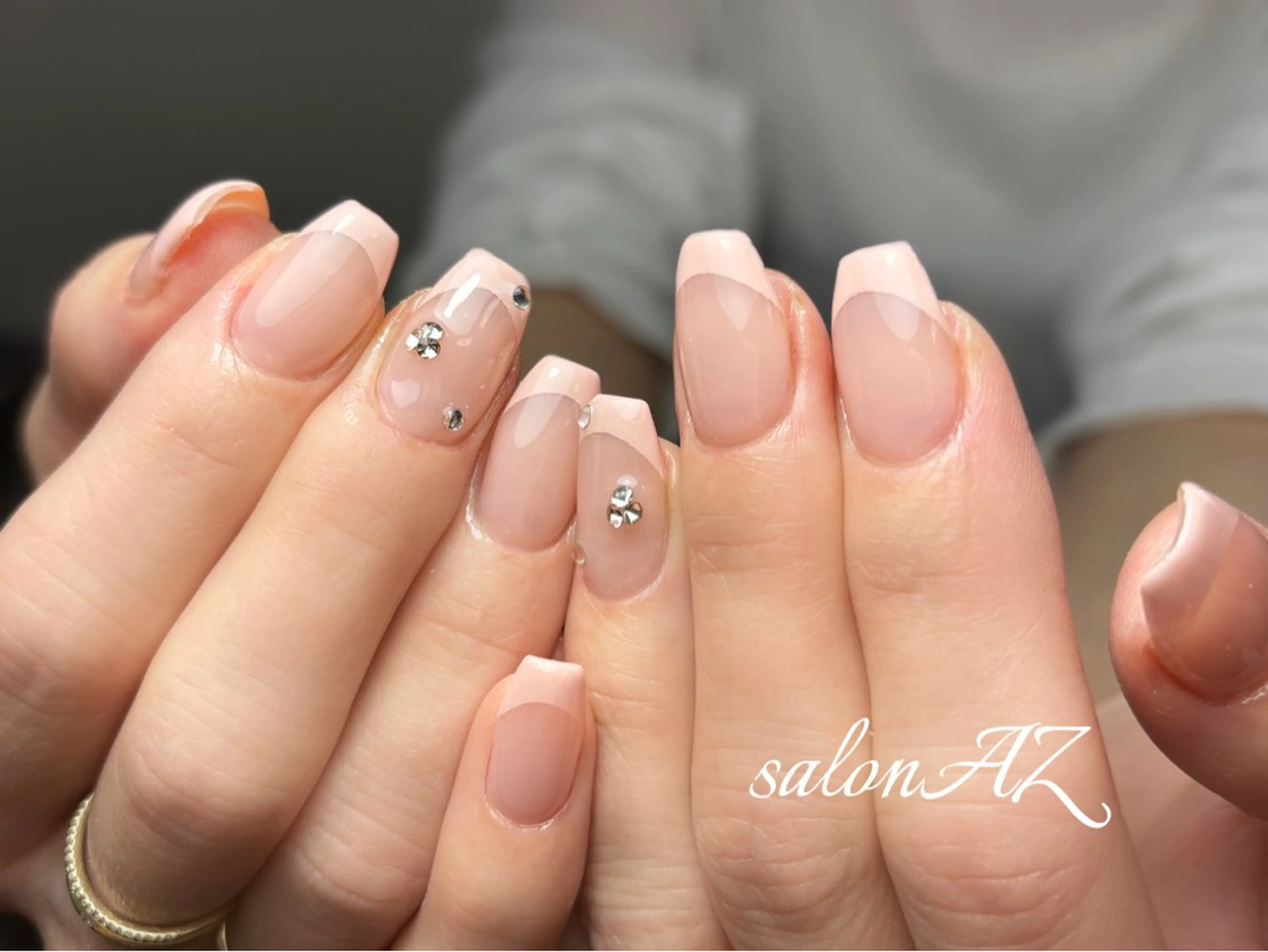 ネイル アートネイル フットネイル フレンチネイル マグネットネイル 持ち込み ハンドネイル salon AZのネイルデザイン