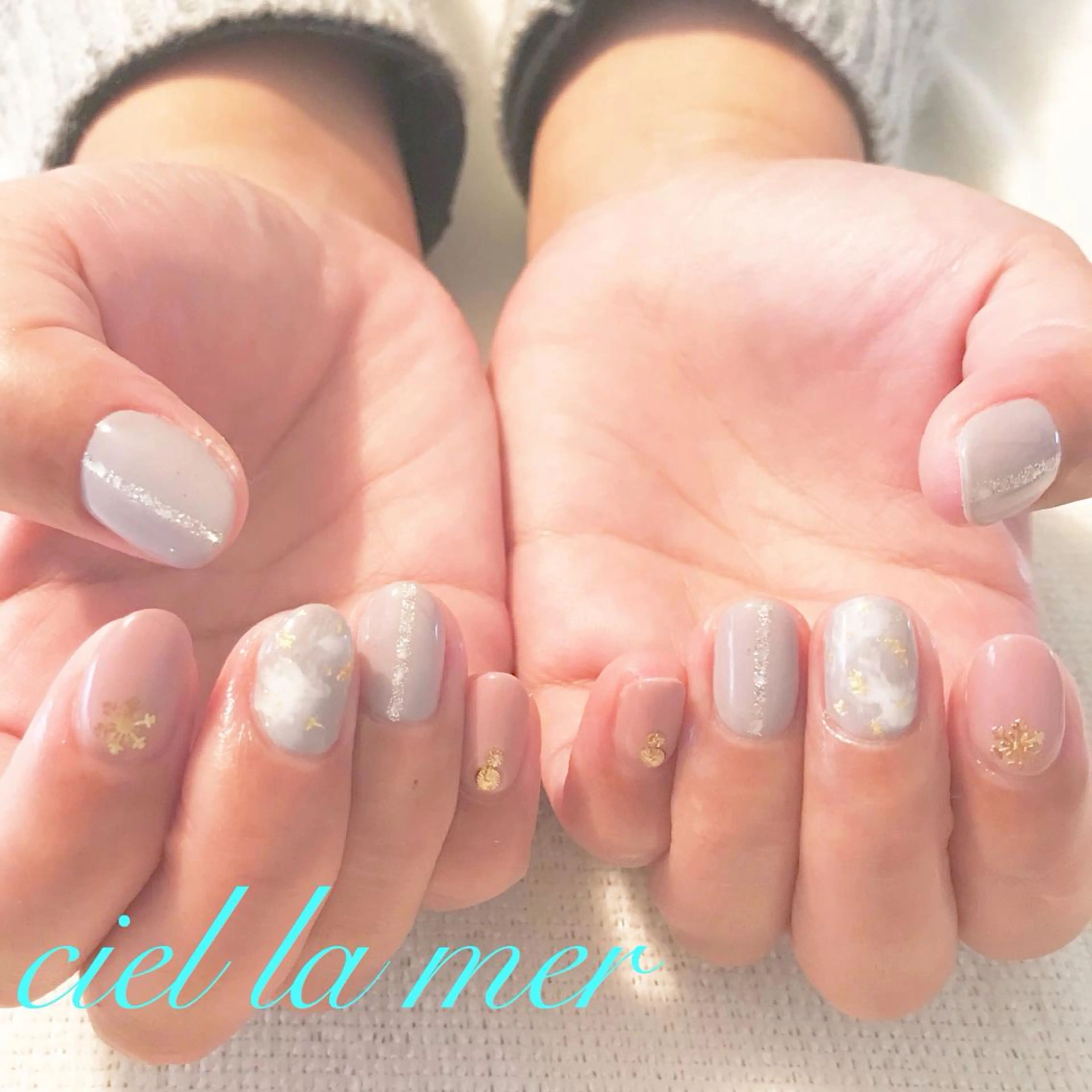 ネイル ハンドネイル フットネイル ciel la merのネイルデザイン