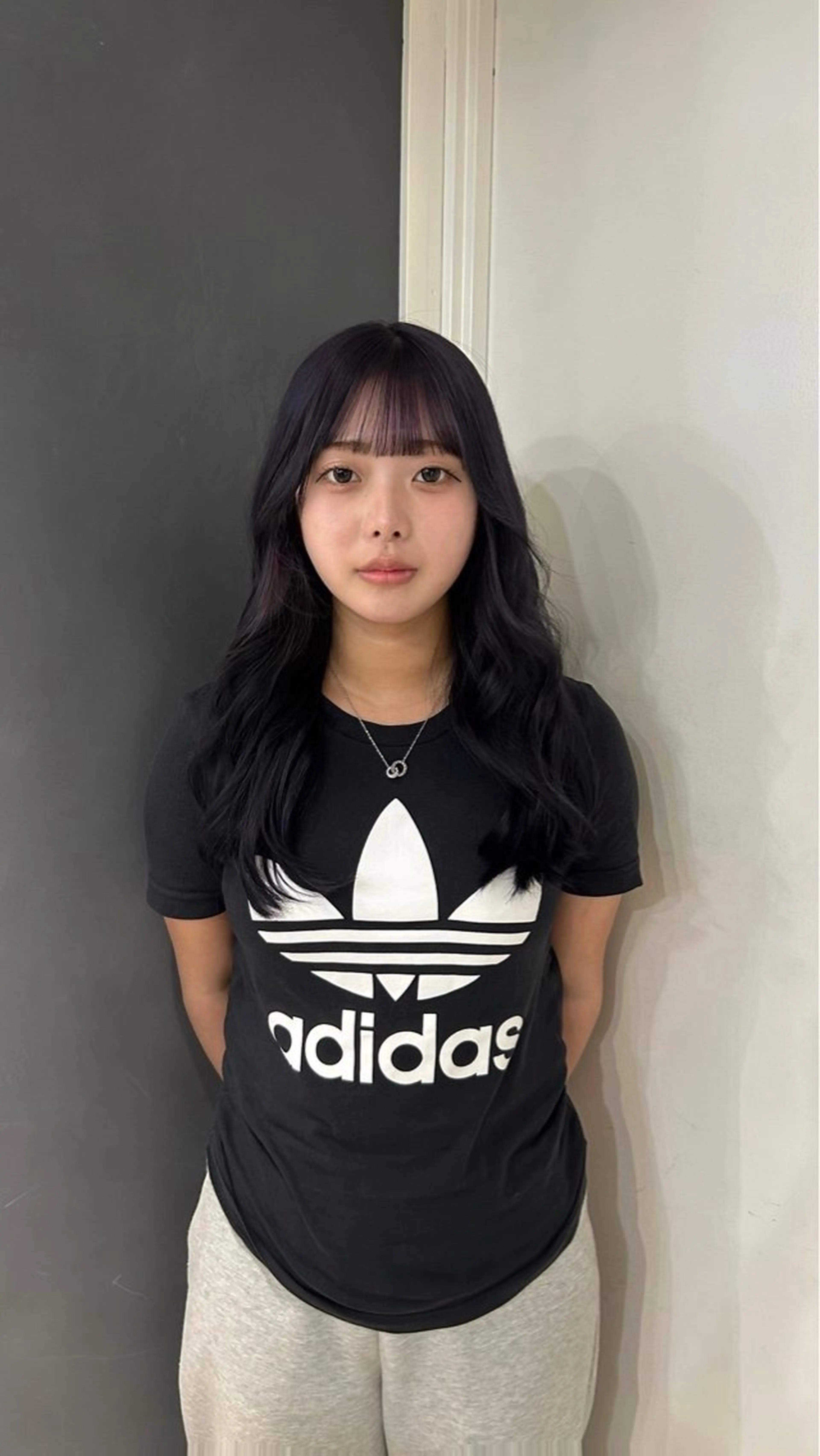 ロング カット ヘアカラー トリートメント えり 堀江/ボブ /透明感/レイヤーのヘアスタイル