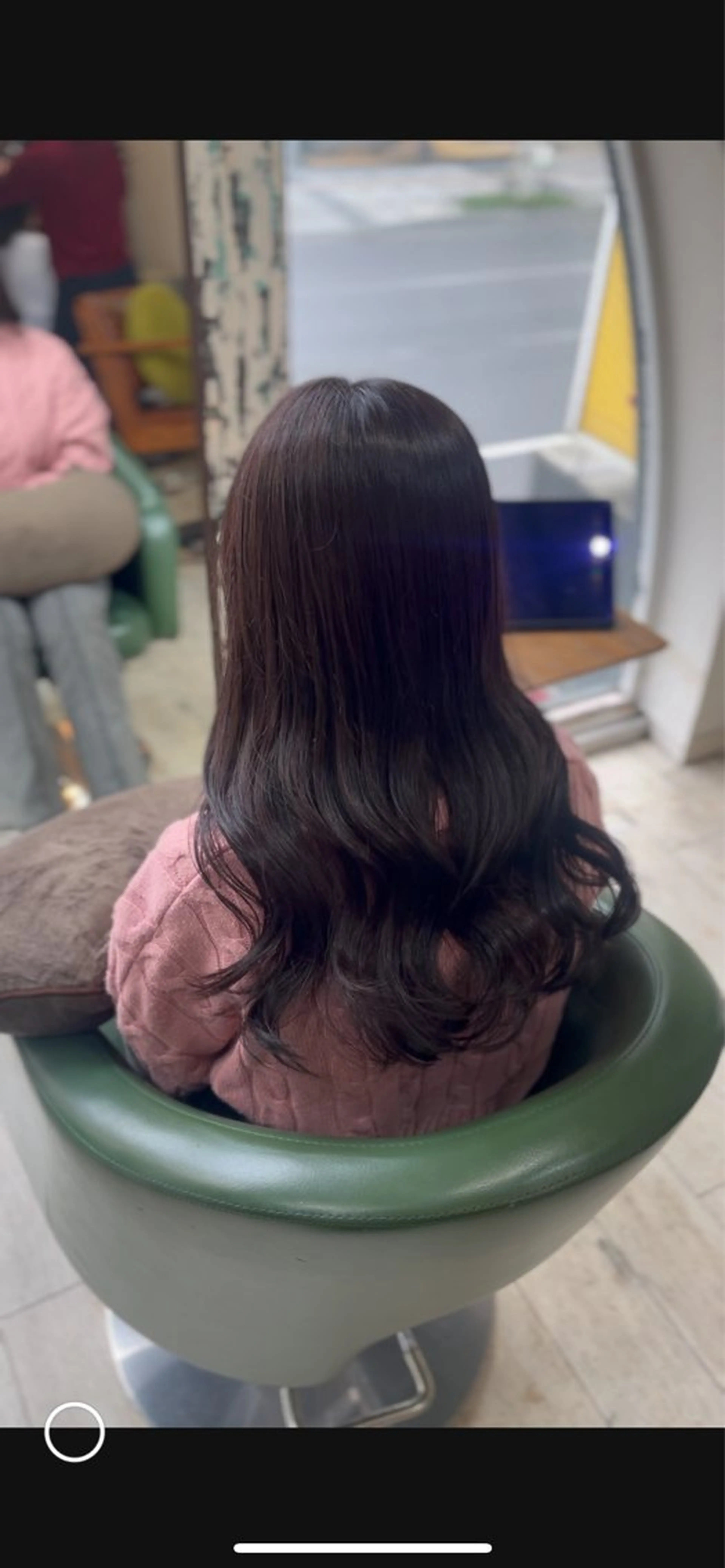 ロング カラー ヘアカラー トリートメント Orque duex misonoのヘアスタイル